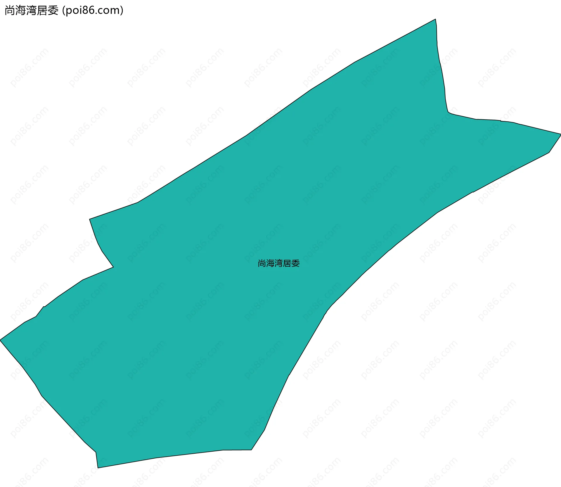 尚海湾居委边界地图