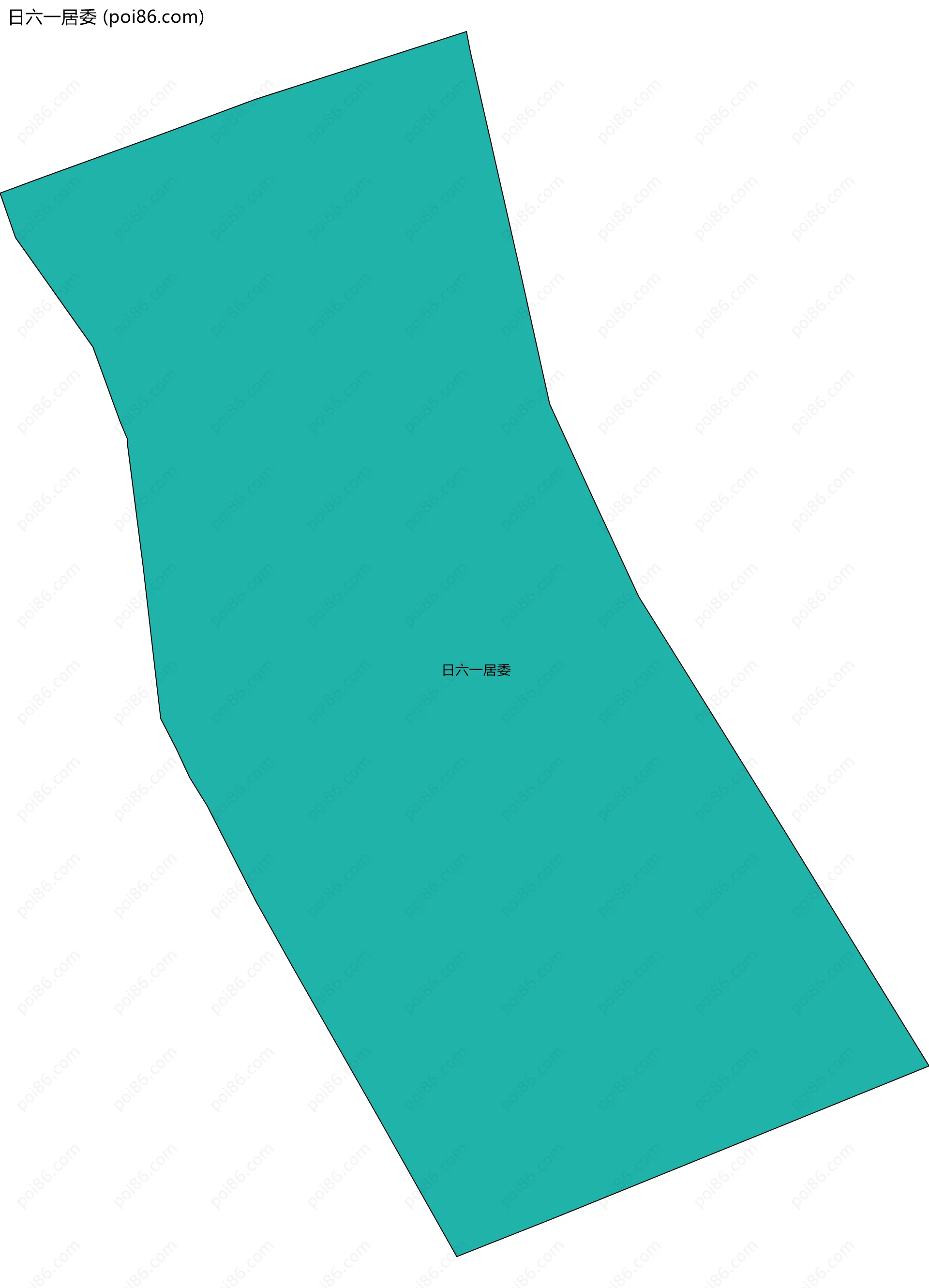 日六一居委边界地图