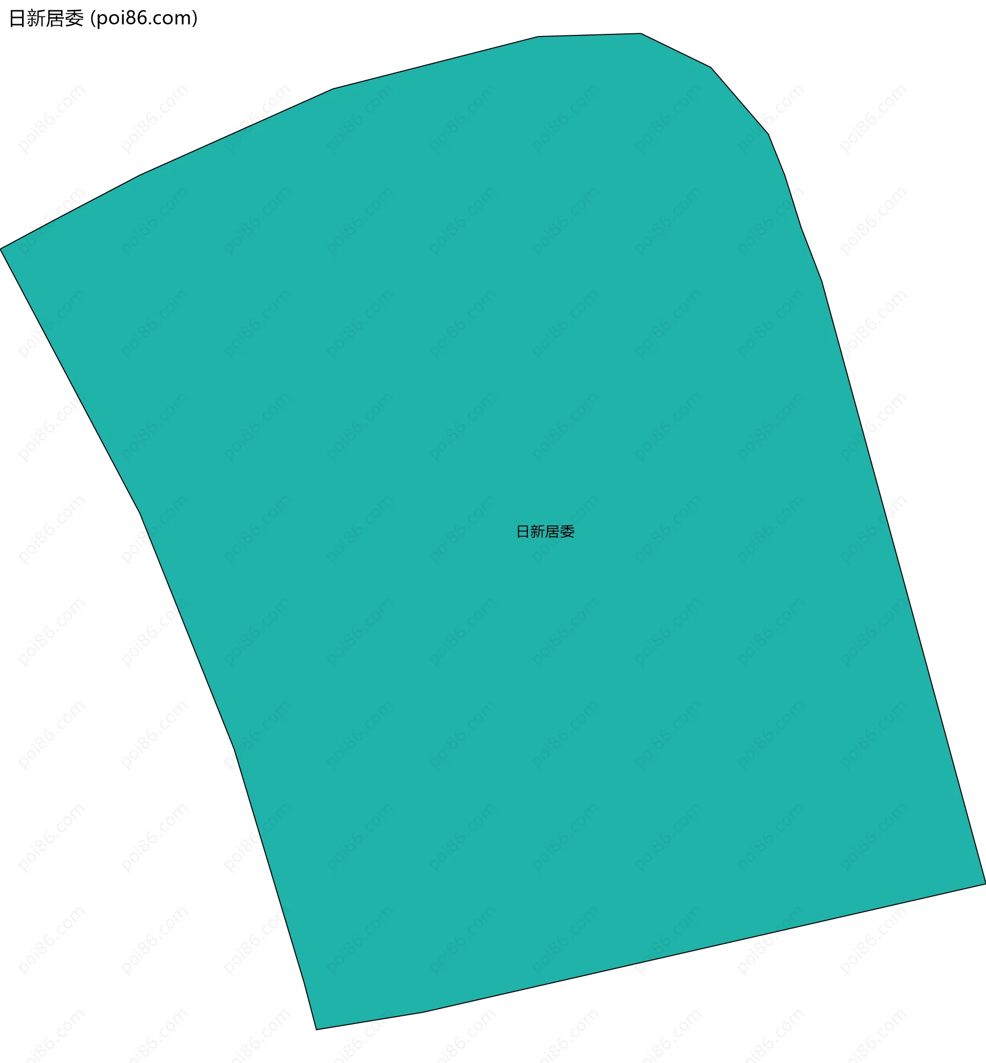 日新居委边界地图