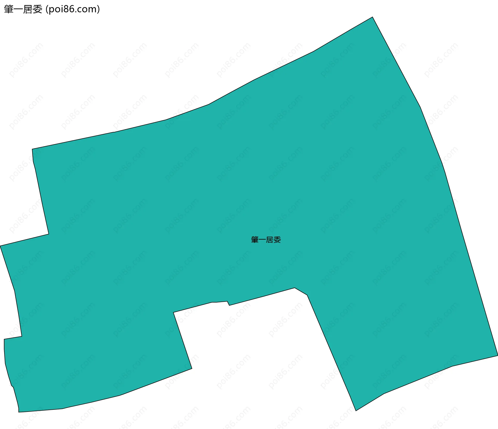 肇一居委边界地图