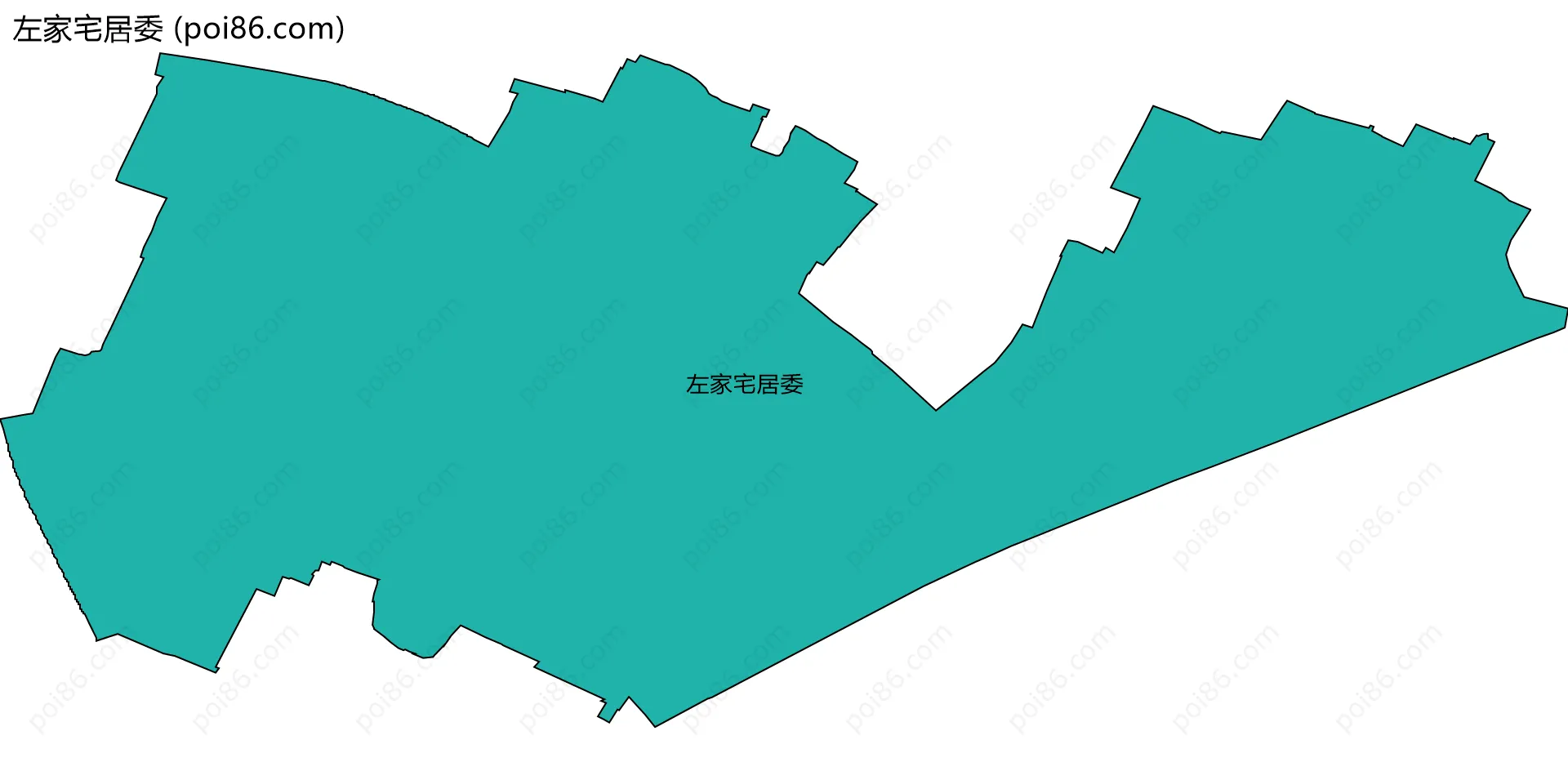 左家宅居委边界地图