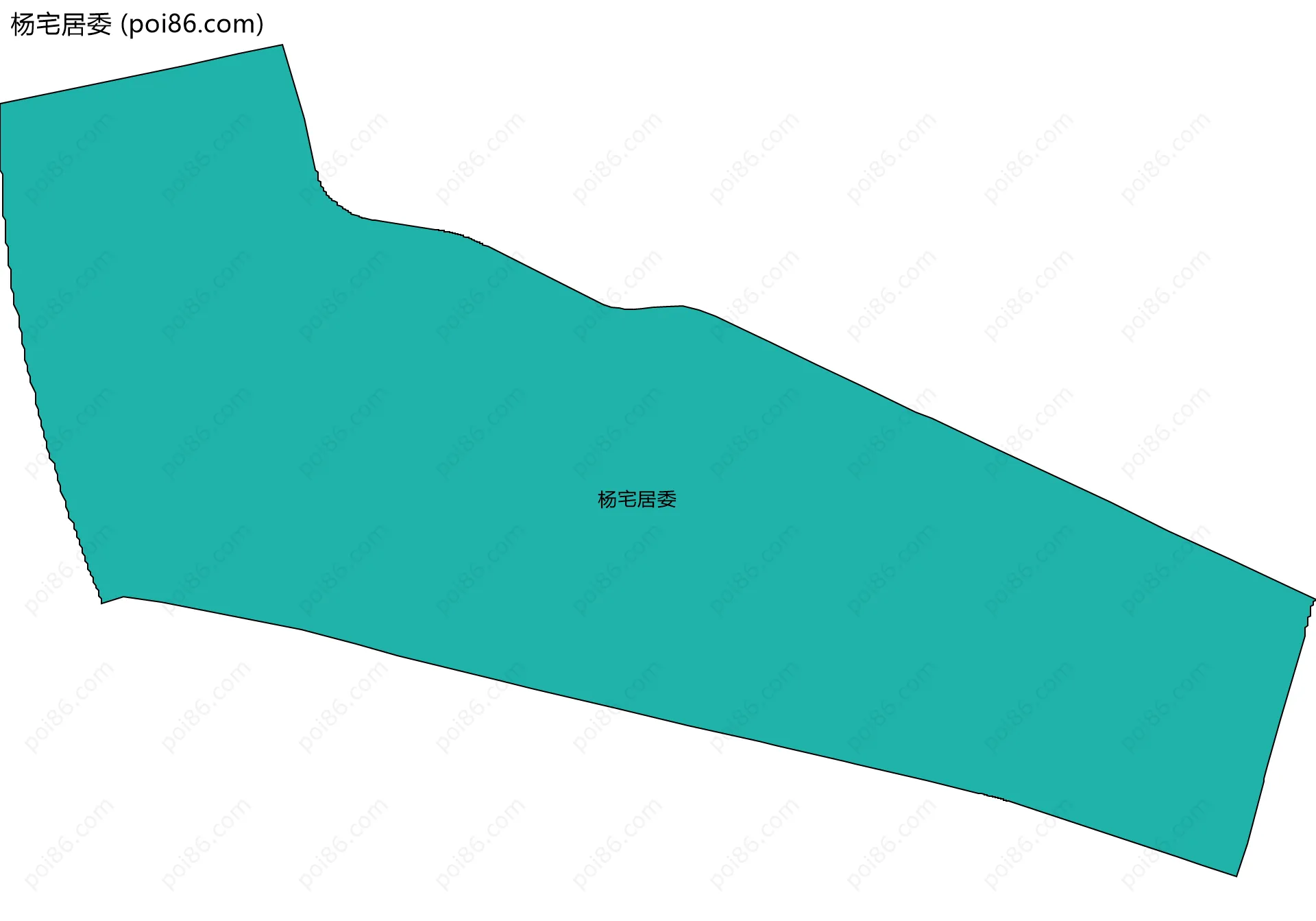 杨宅居委边界地图