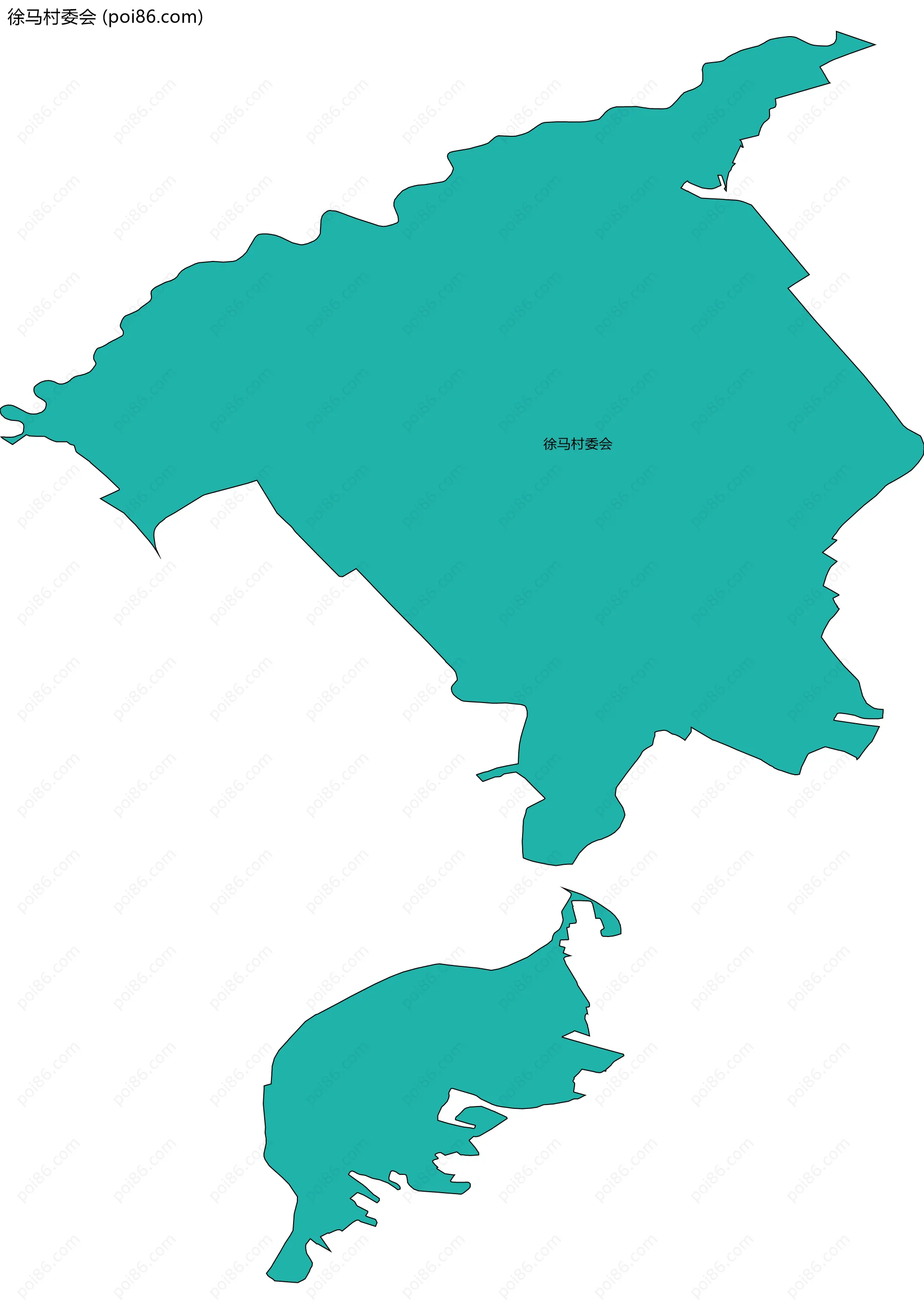 徐马村委会边界地图