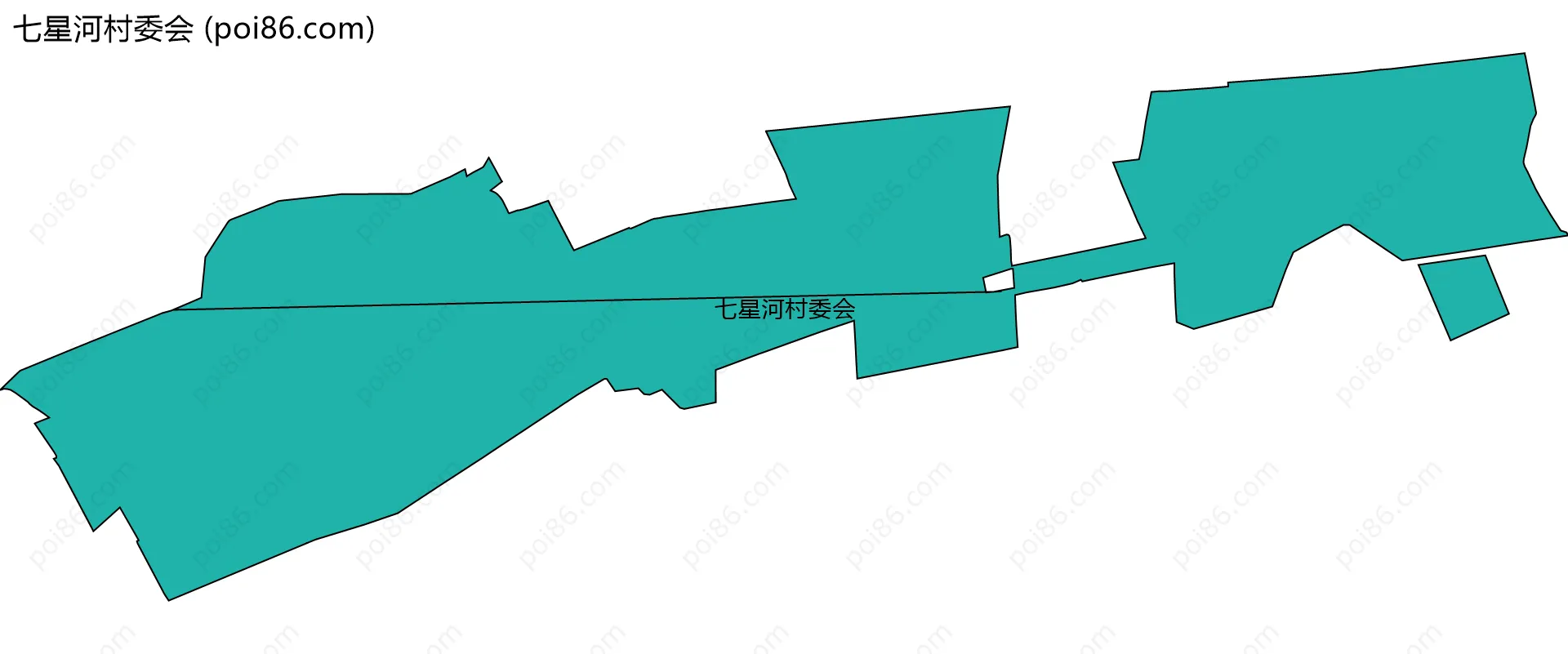 七星河村委会边界地图