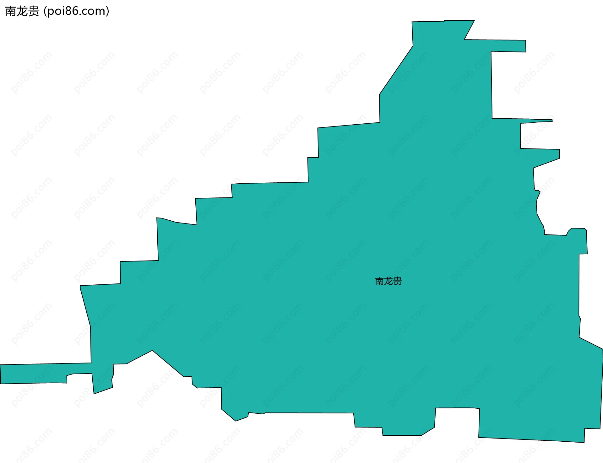 南龙贵边界地图