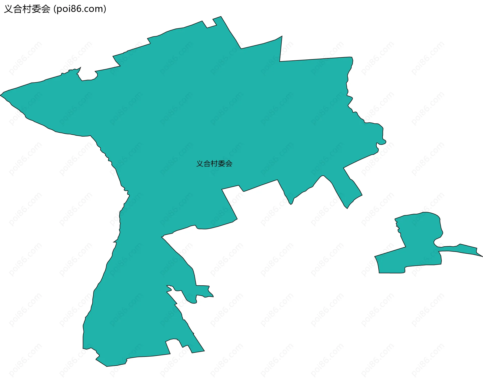 义合村委会边界地图