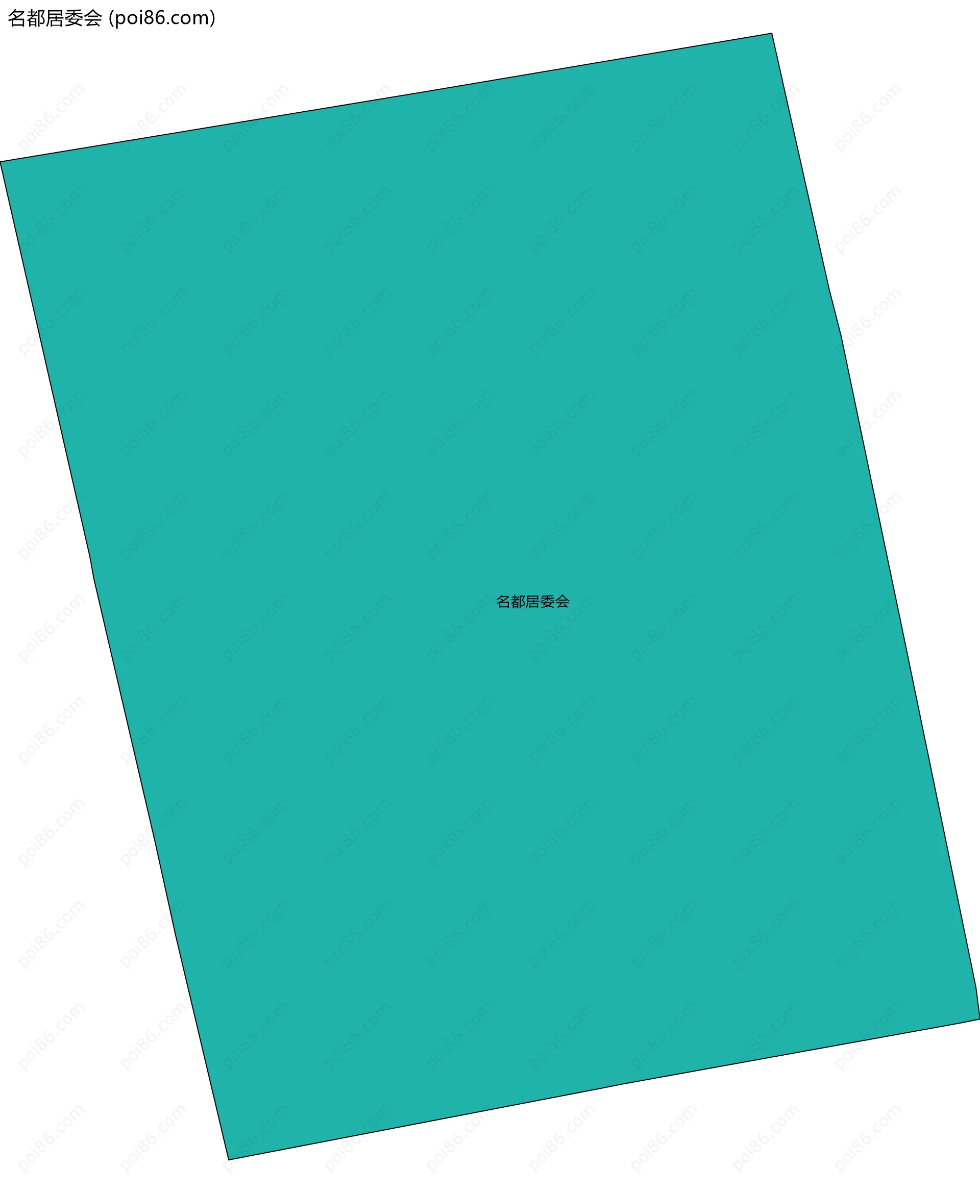 名都居委会边界地图