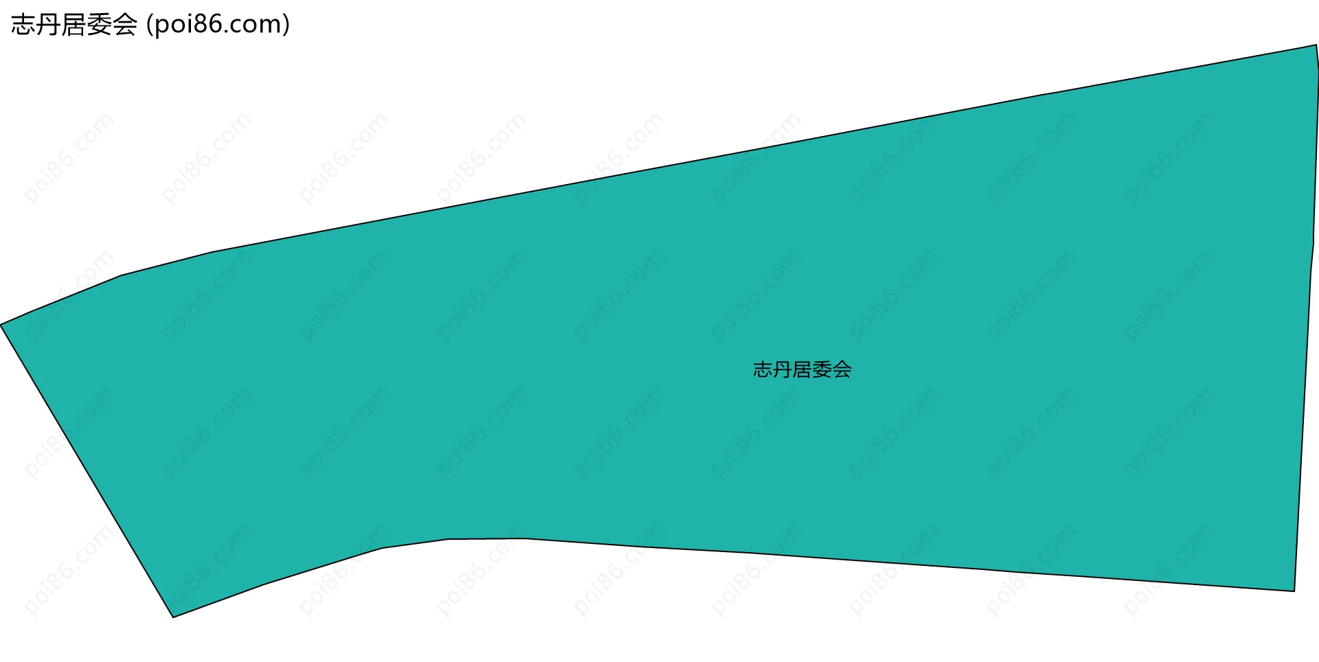 志丹居委会边界地图