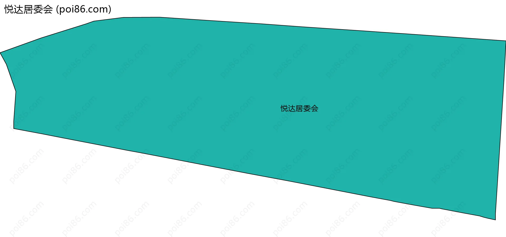 悦达居委会边界地图