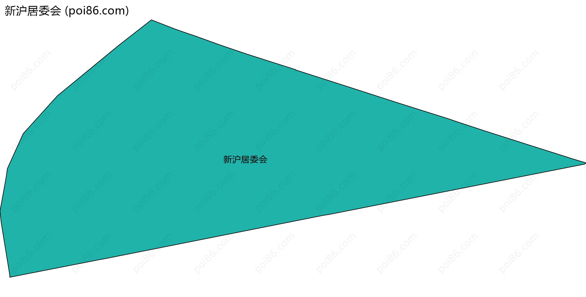 新沪居委会边界地图