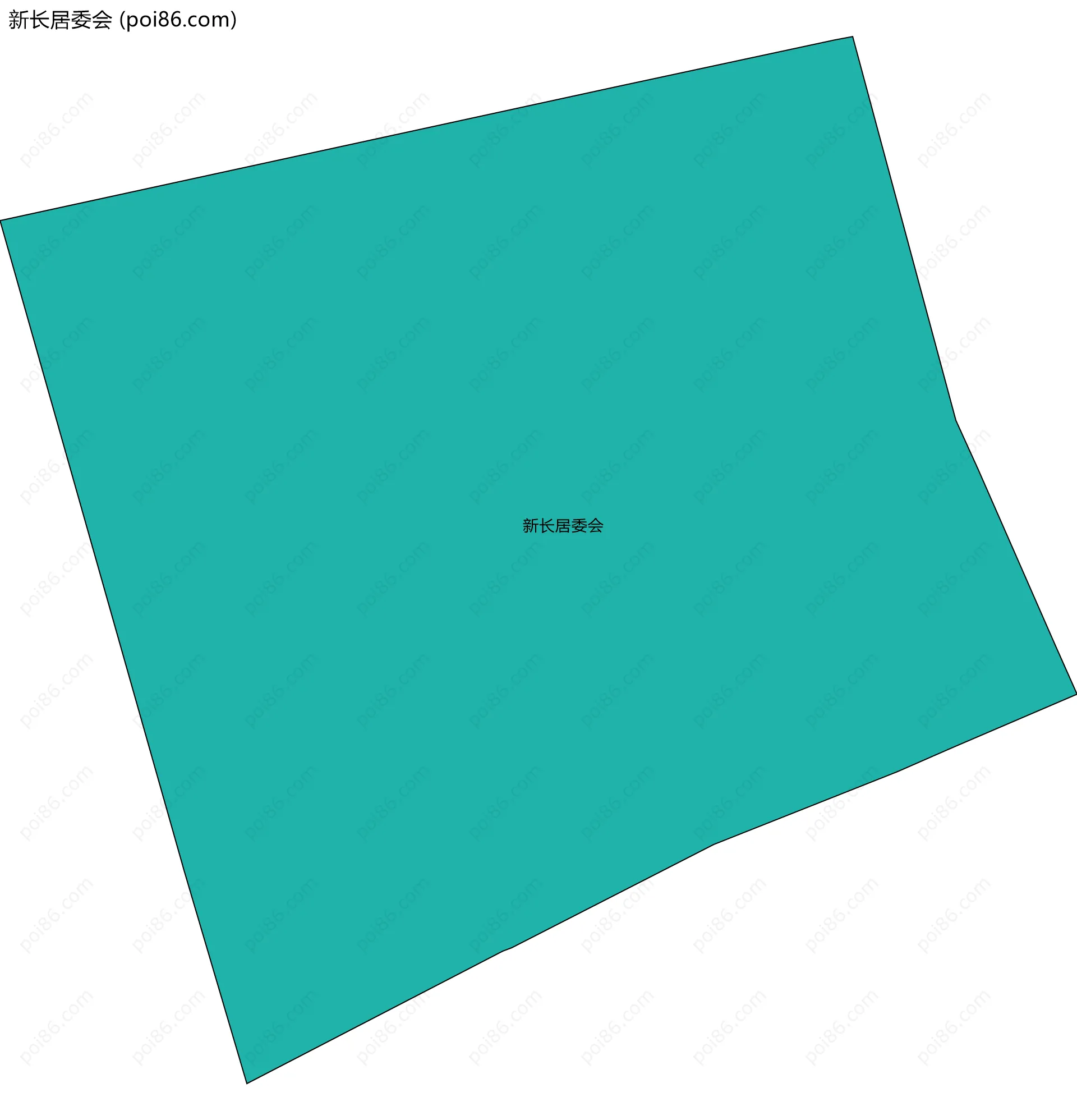 新长居委会边界地图