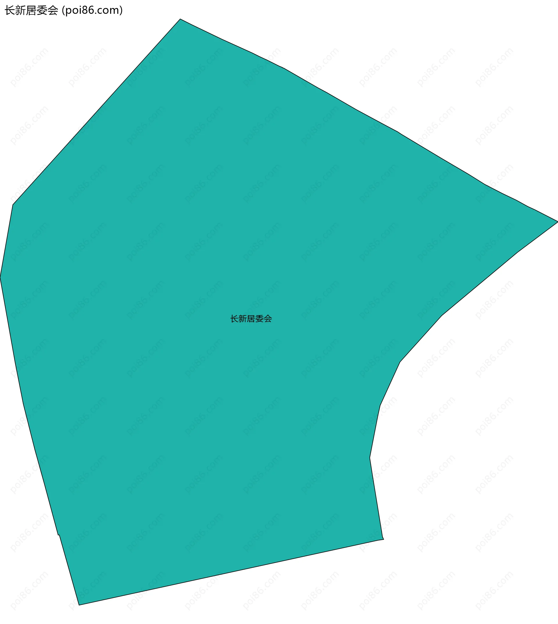 长新居委会边界地图