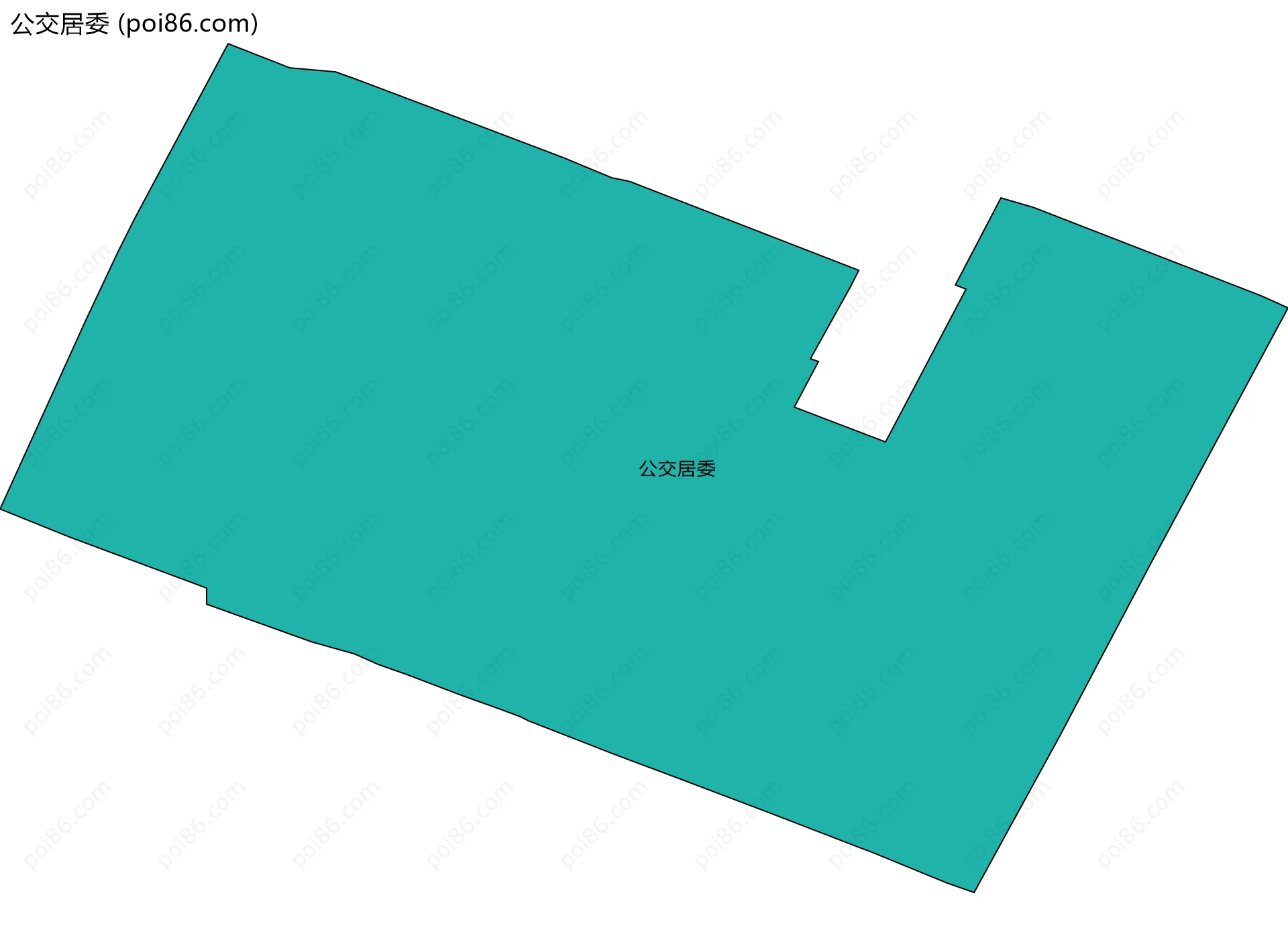 公交居委边界地图