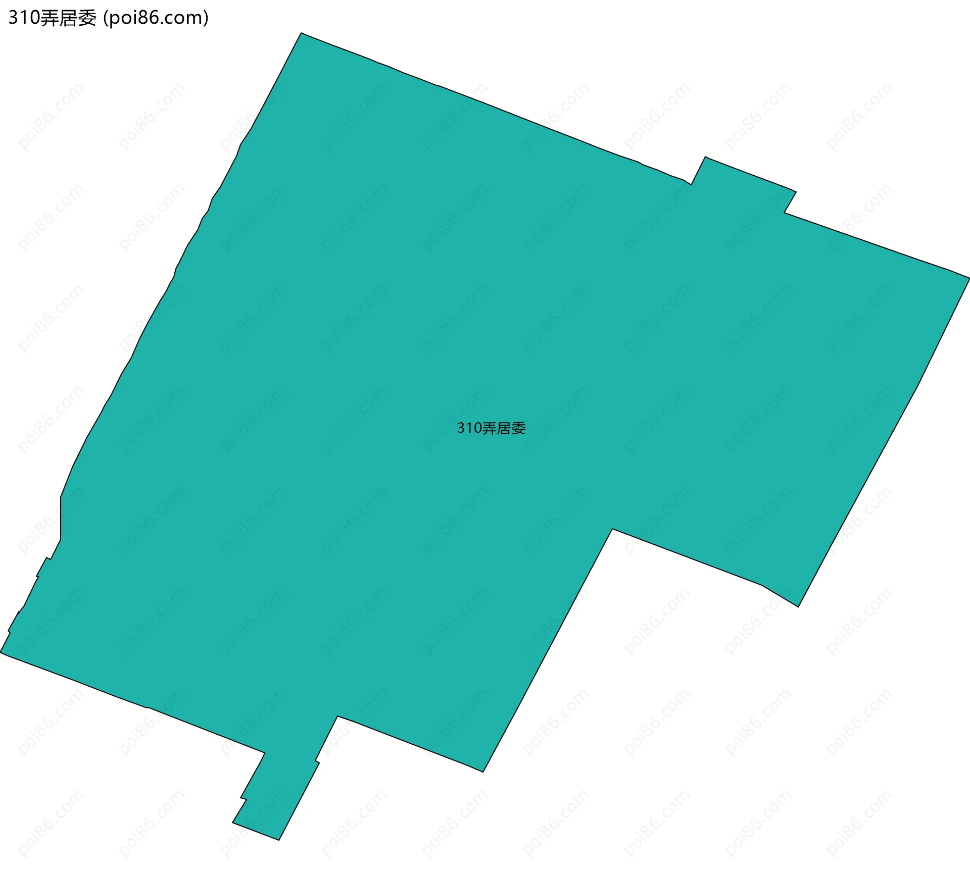 310弄居委边界地图