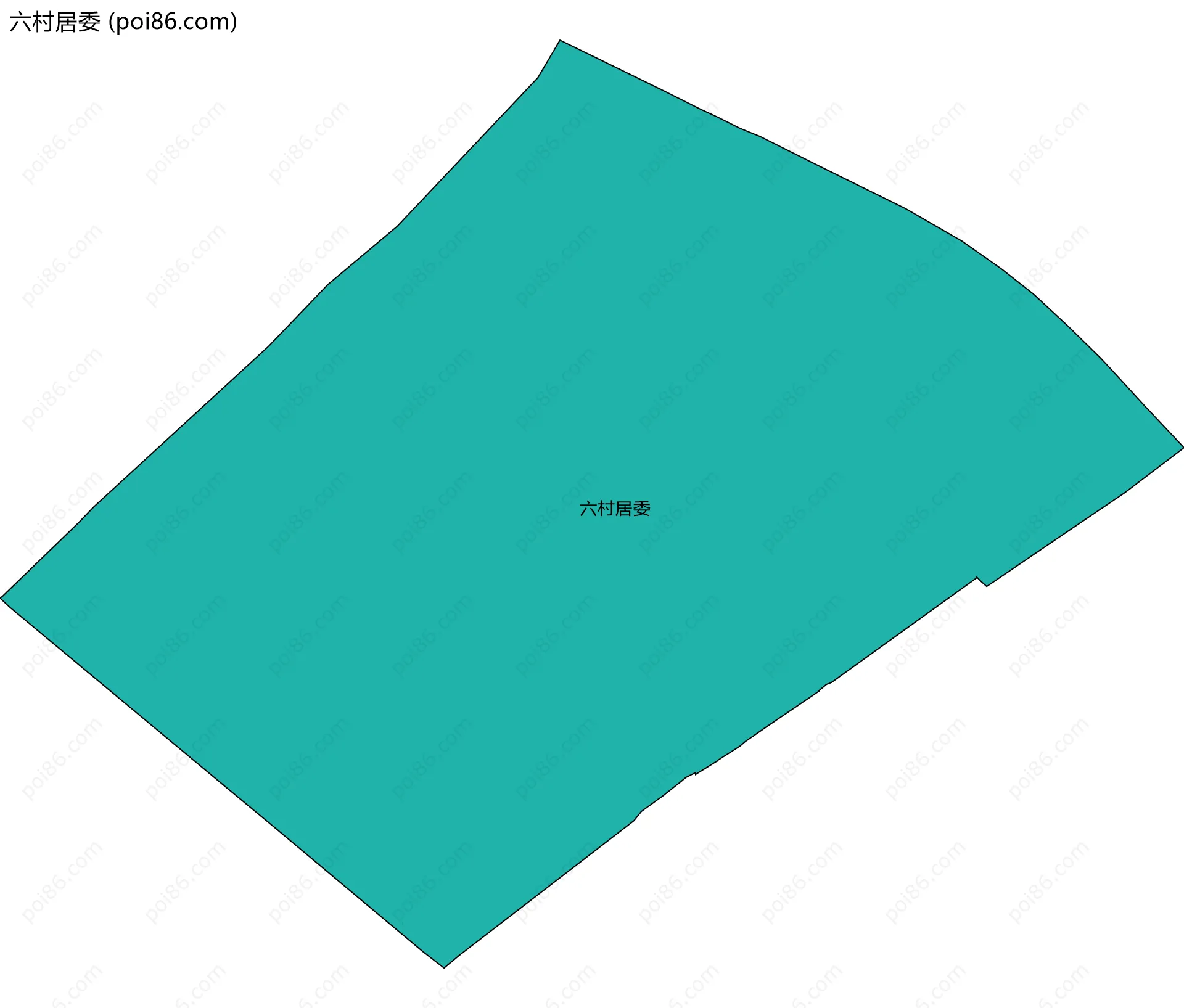 六村居委边界地图