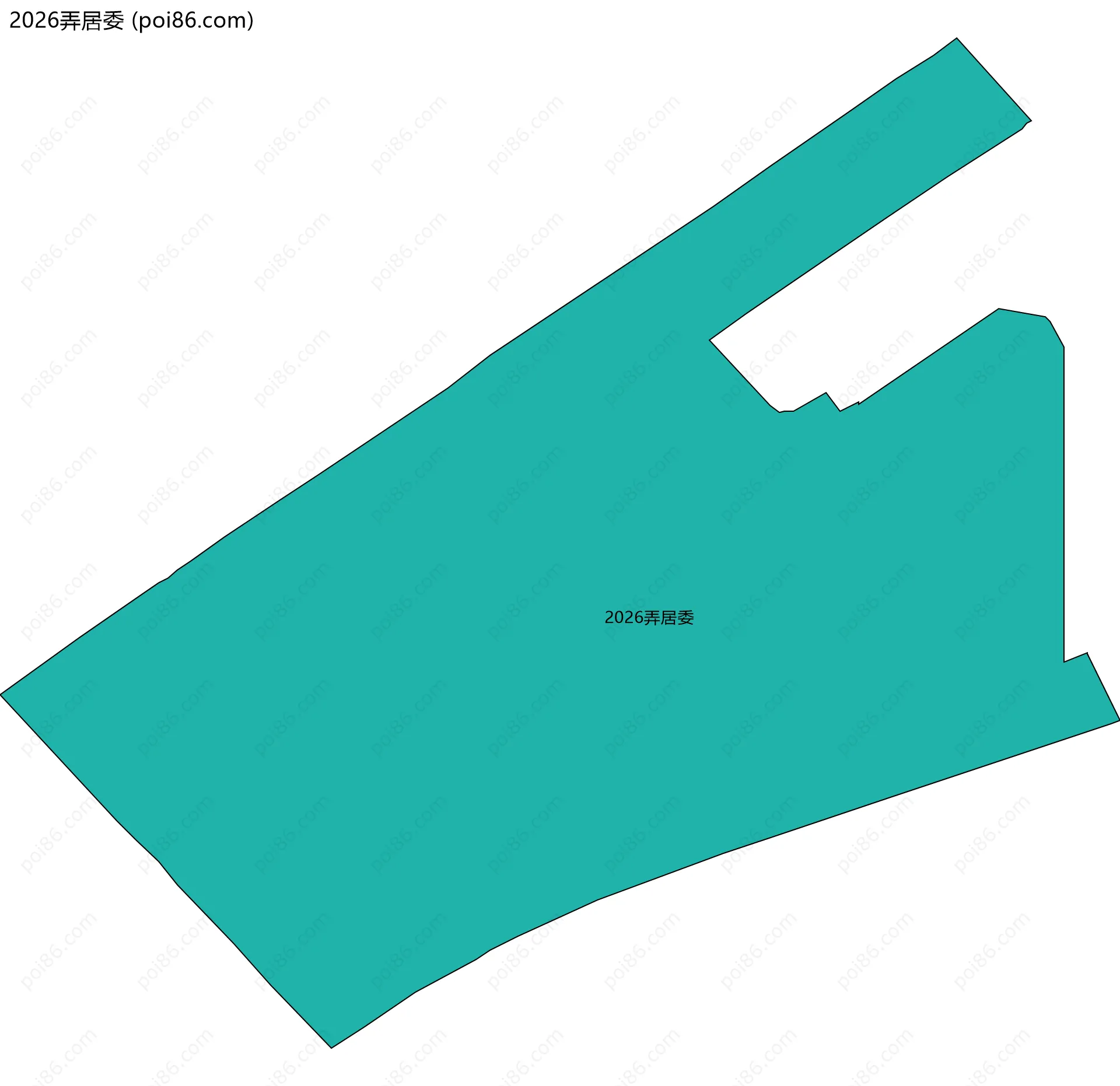2026弄居委边界地图