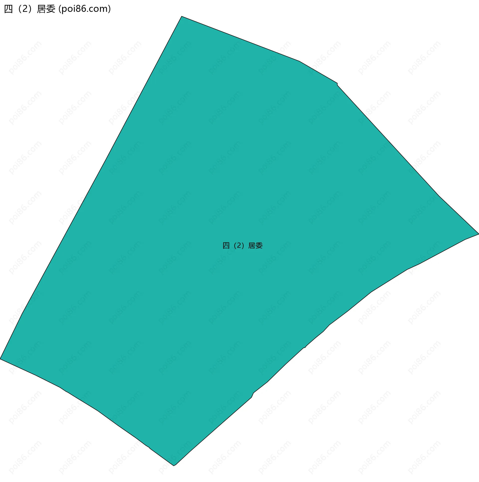 四（2）居委边界地图