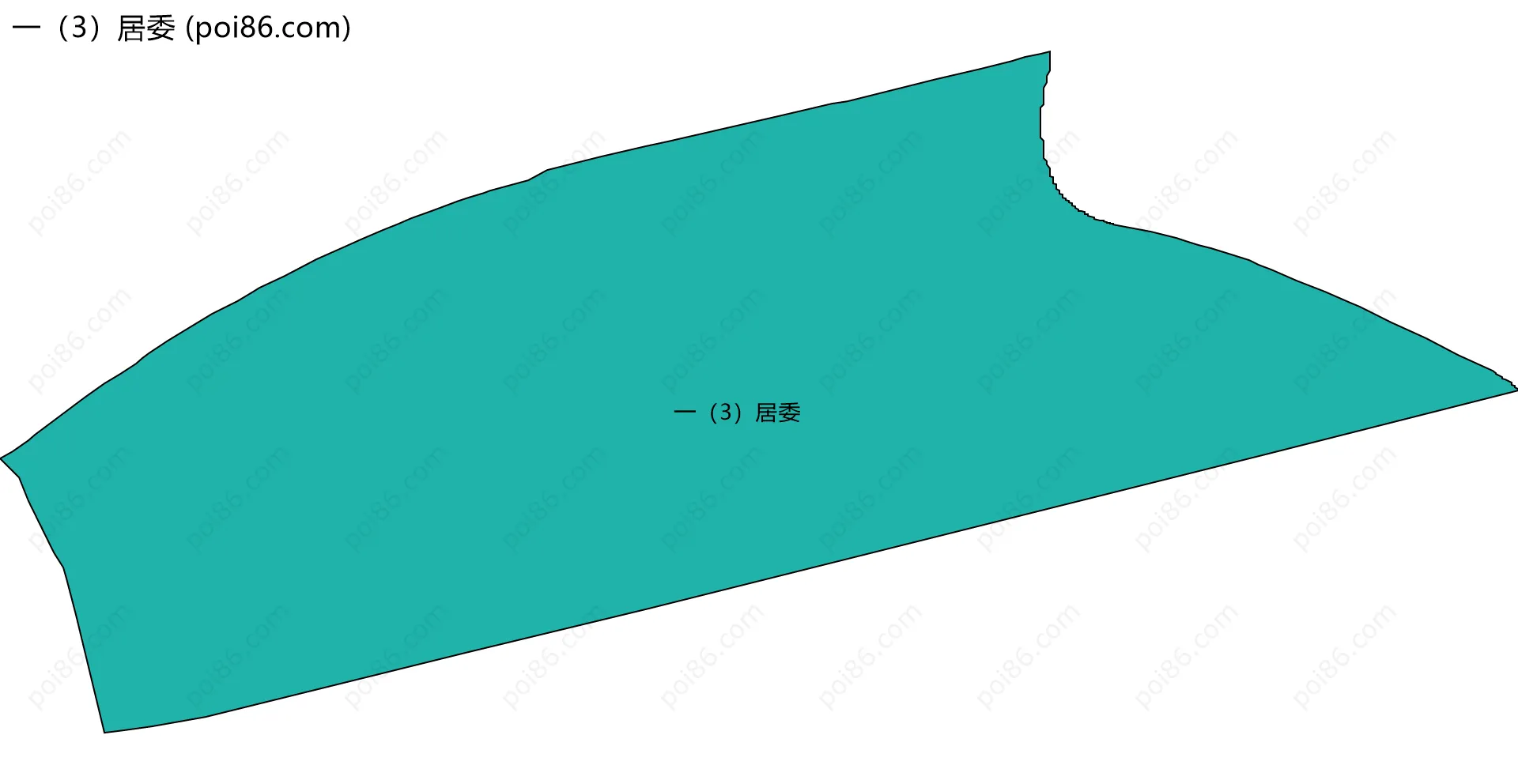 一（3）居委边界地图