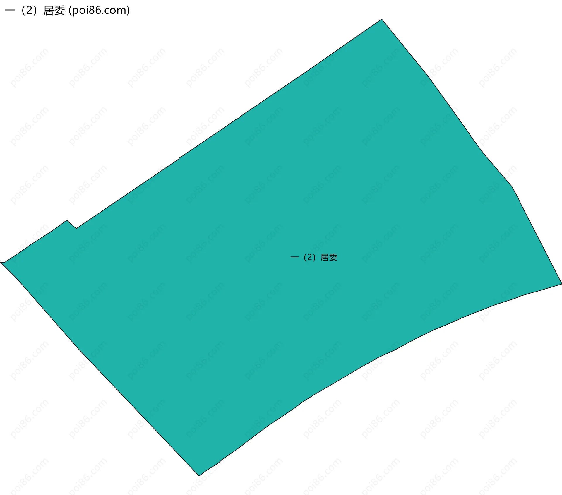 一（2）居委边界地图