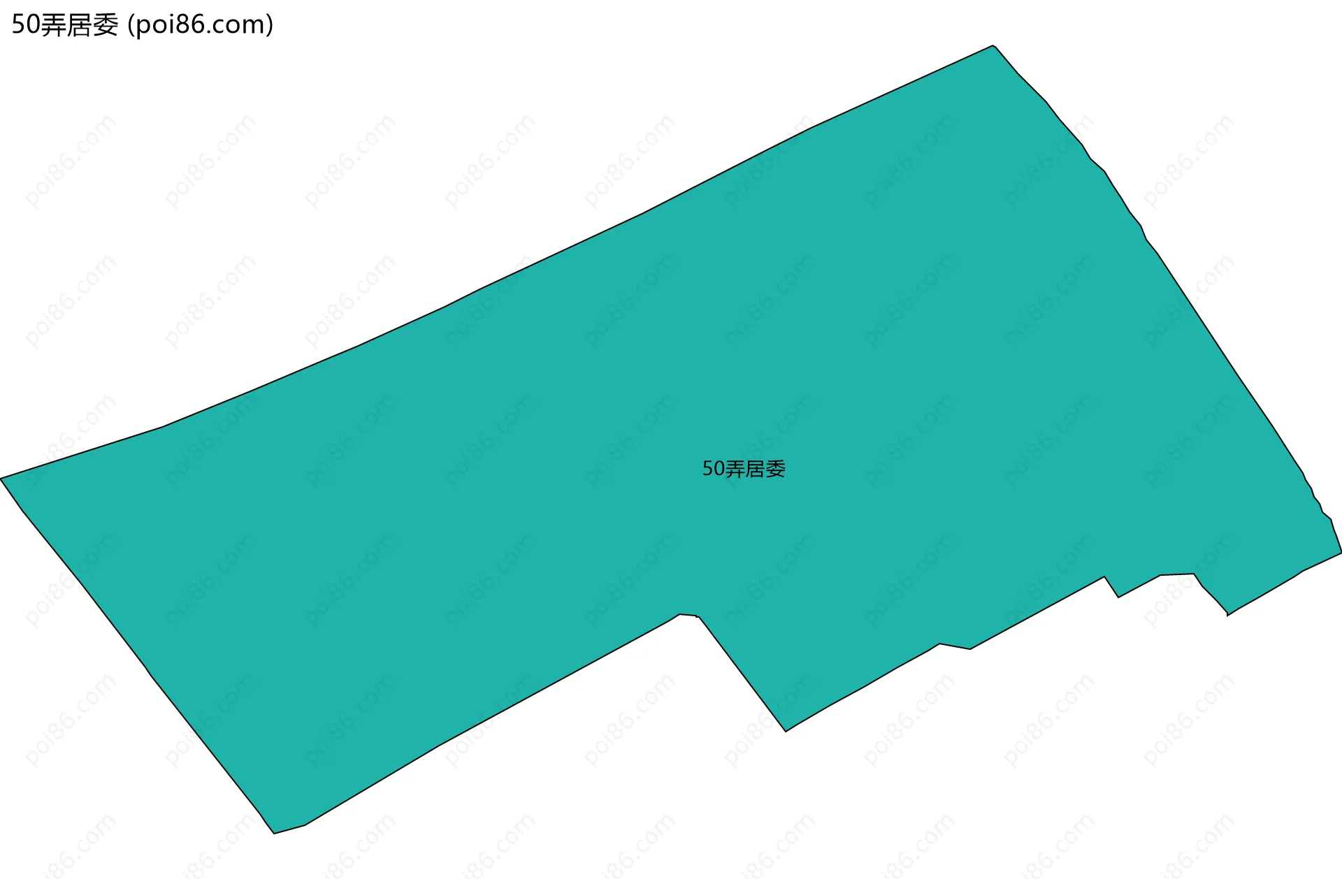 50弄居委边界地图