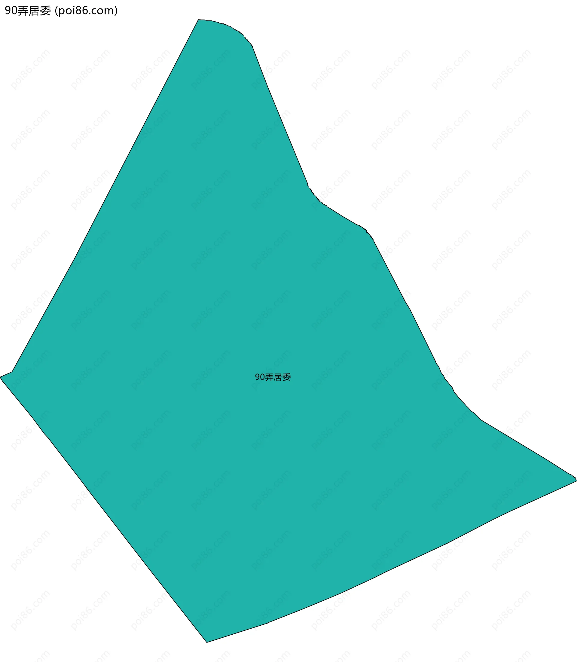 90弄居委边界地图