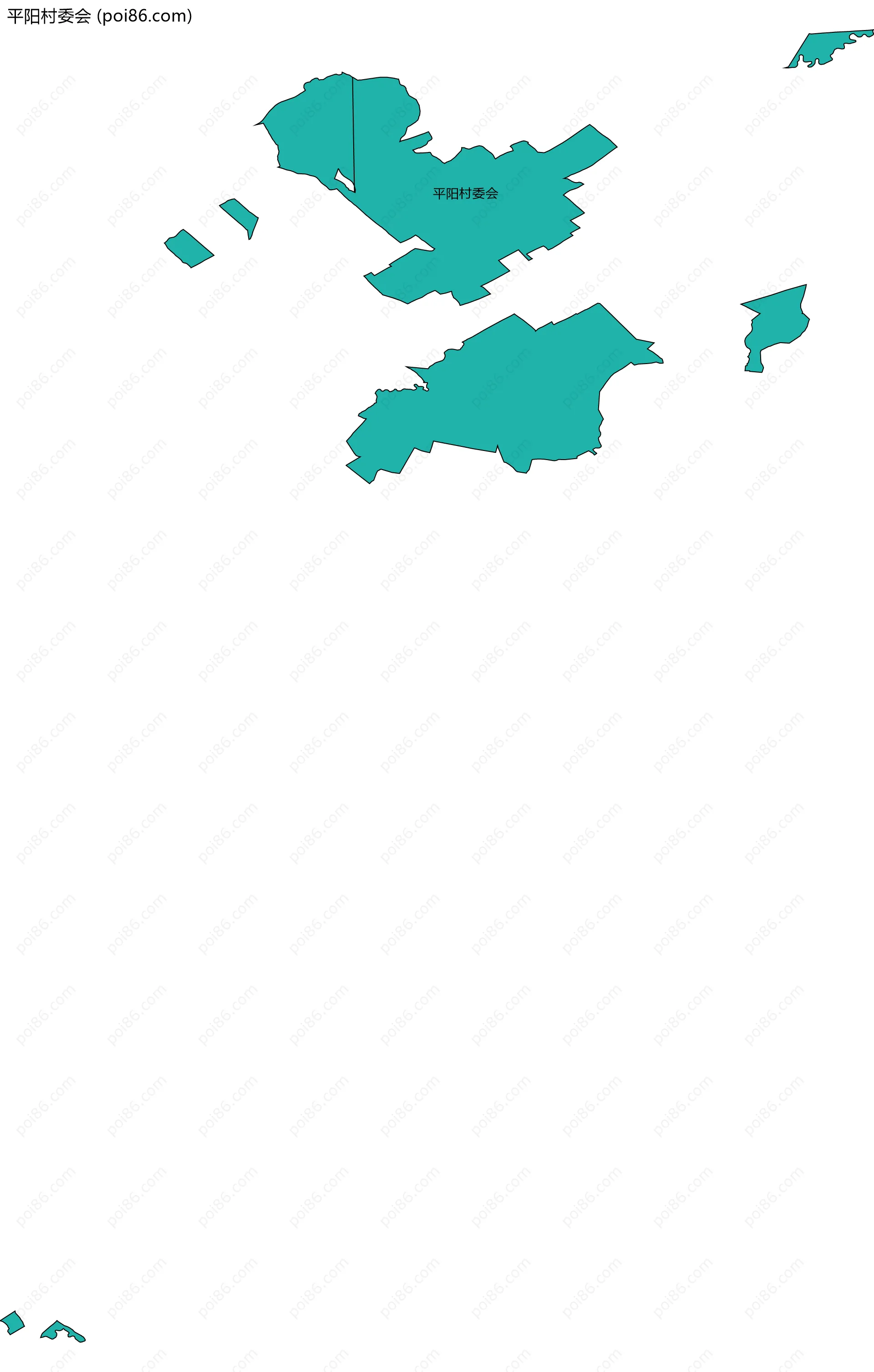 平阳村委会边界地图