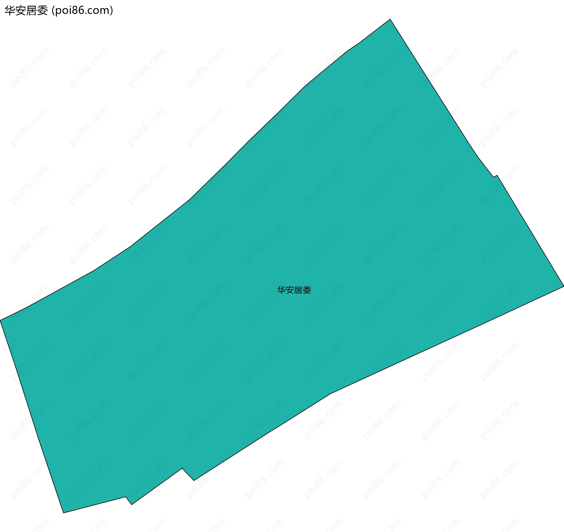 华安居委边界地图