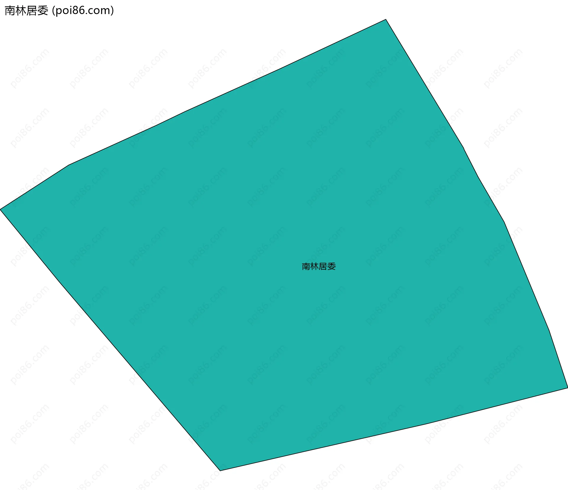 南林居委边界地图