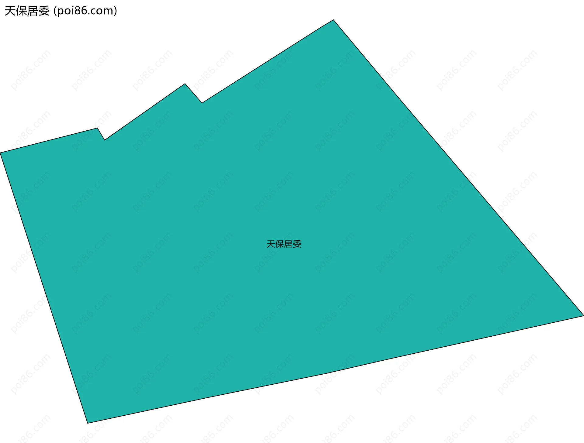 天保居委边界地图