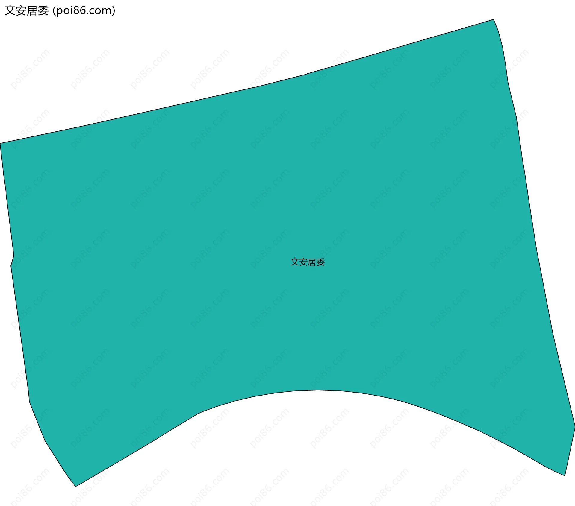 文安居委边界地图