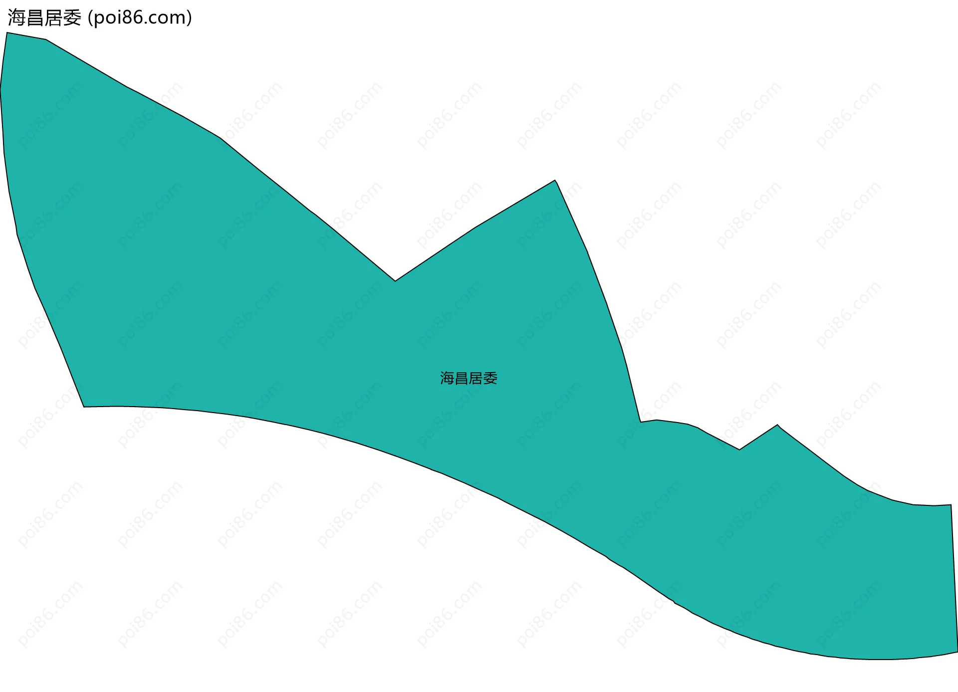 海昌居委边界地图