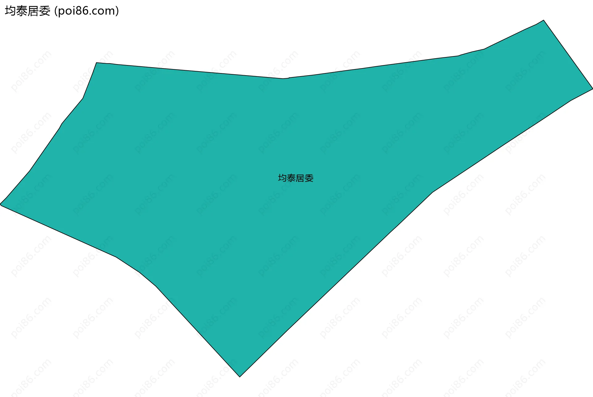 均泰居委边界地图