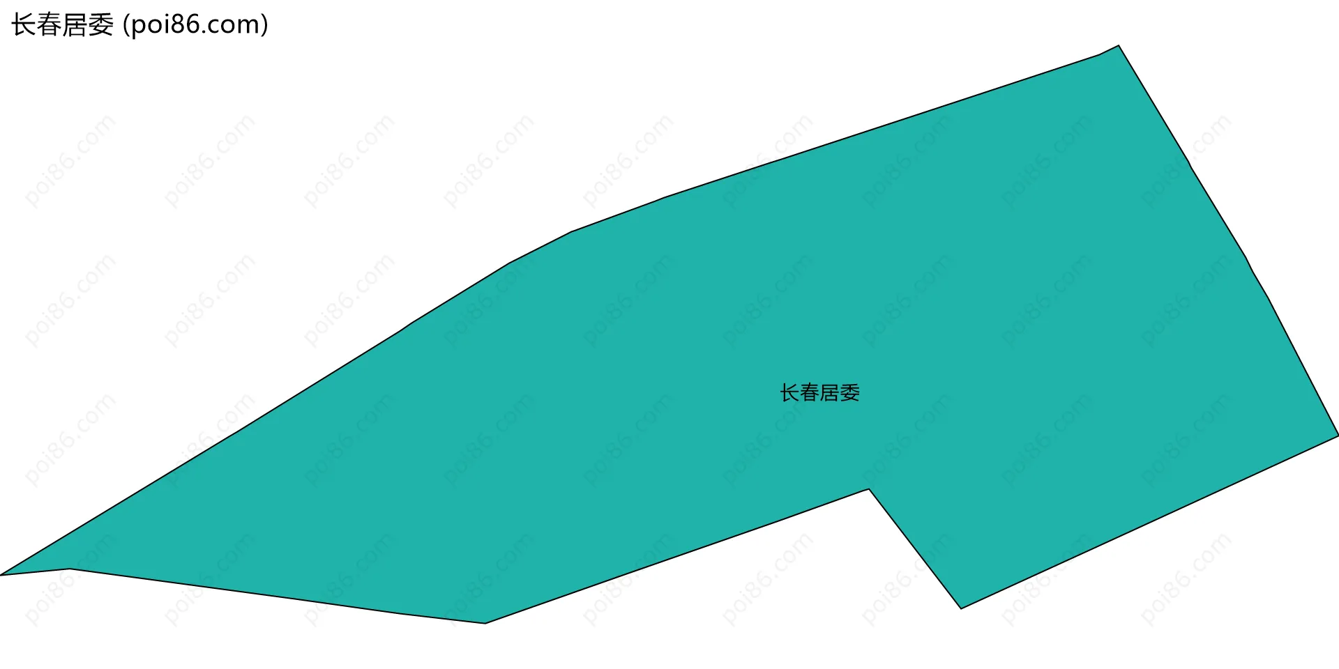 长春居委边界地图
