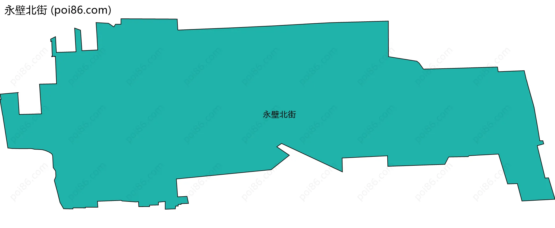 永壁北街边界地图