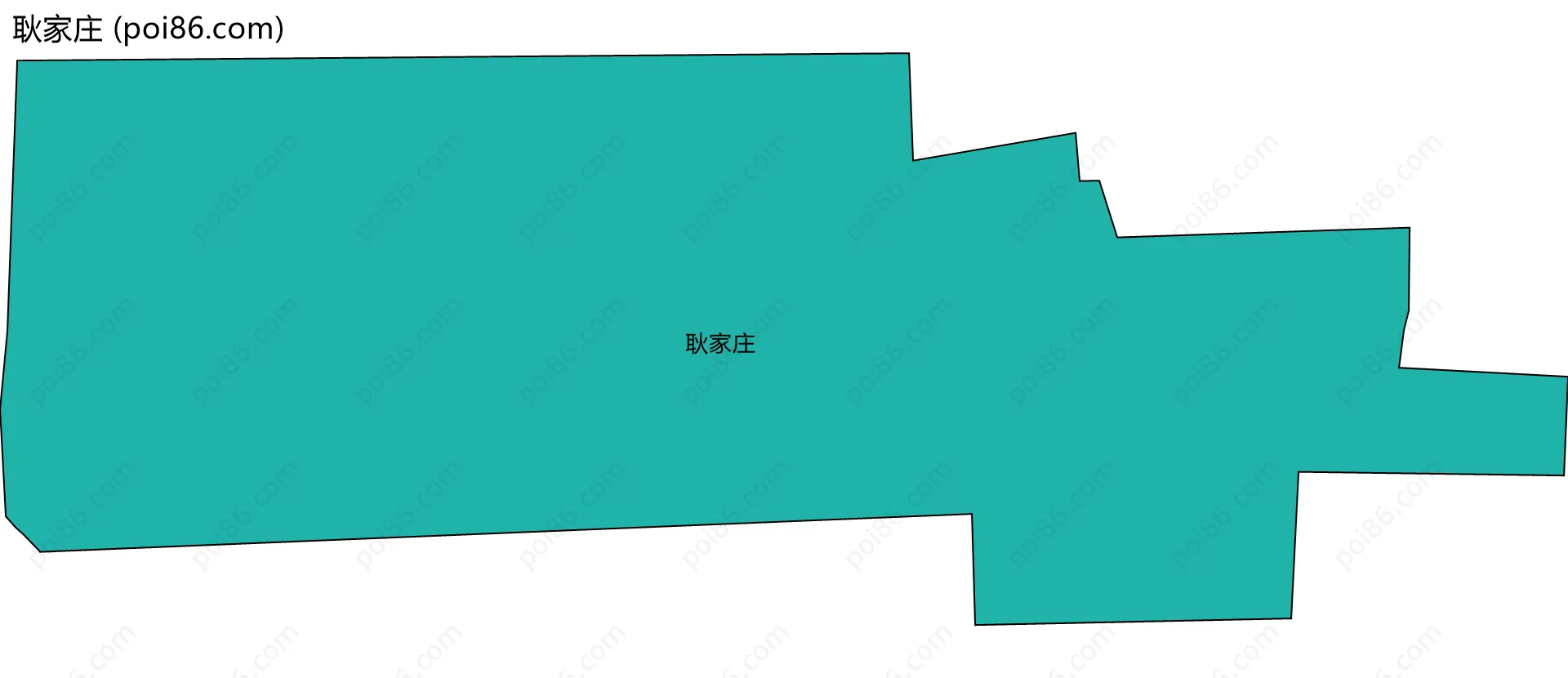 耿家庄边界地图