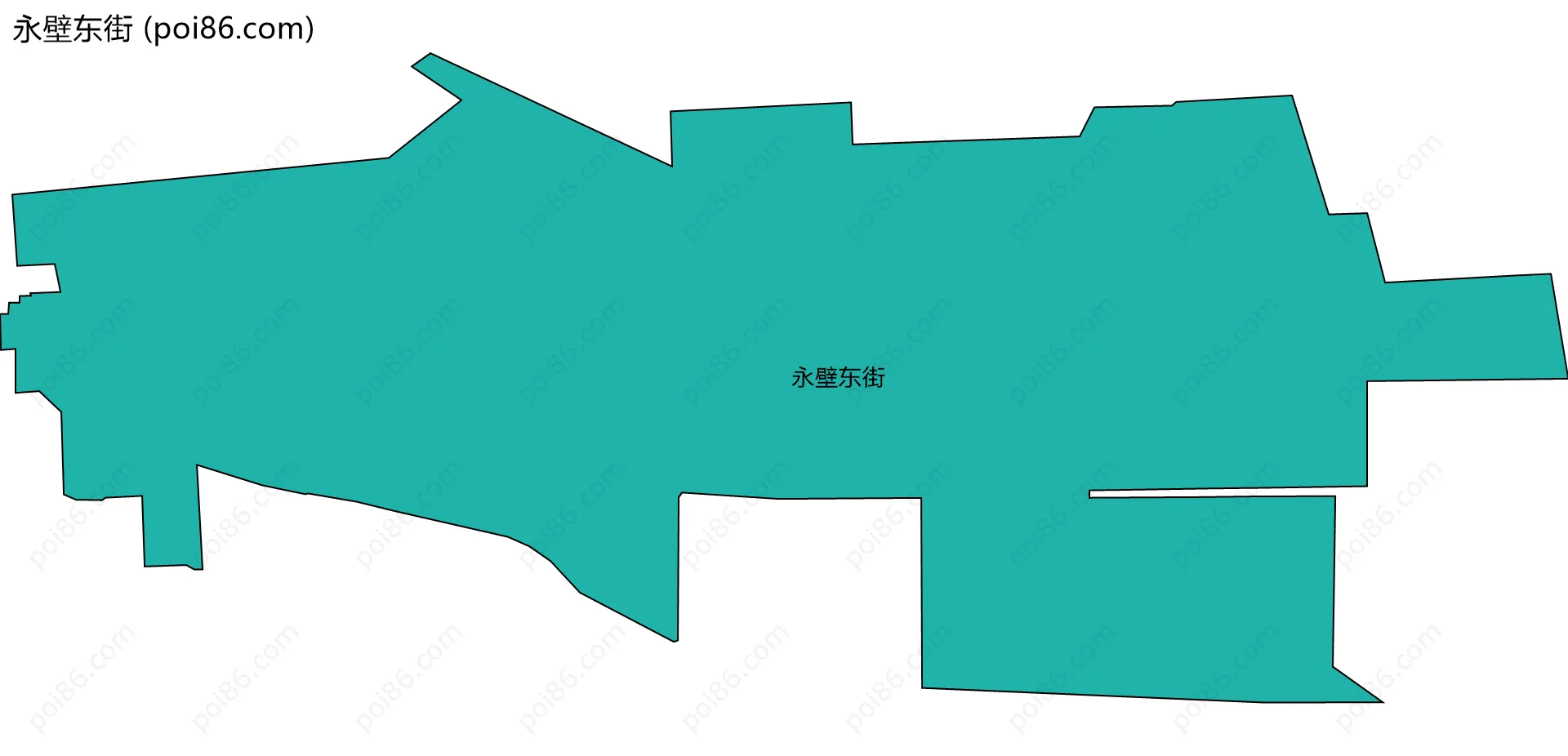 永壁东街边界地图