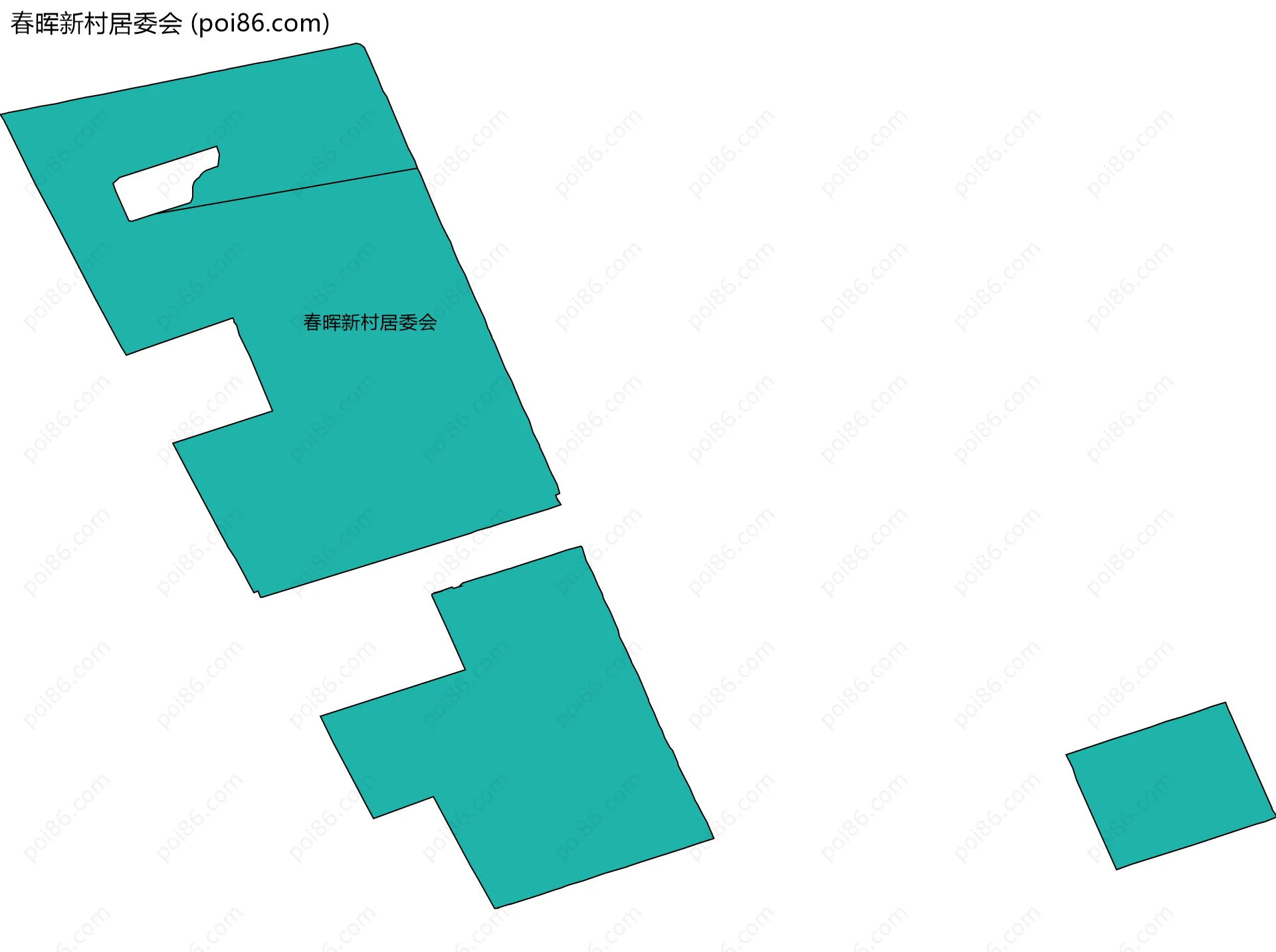 春晖新村居委会边界地图