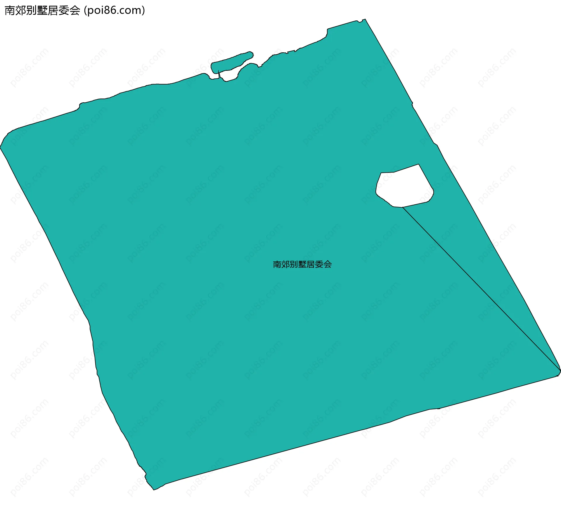 南郊别墅居委会边界地图