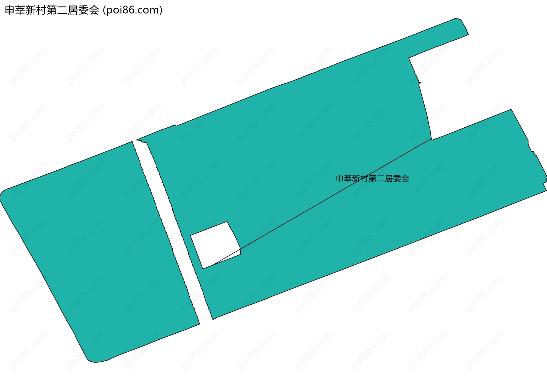 申莘新村第二居委会边界地图