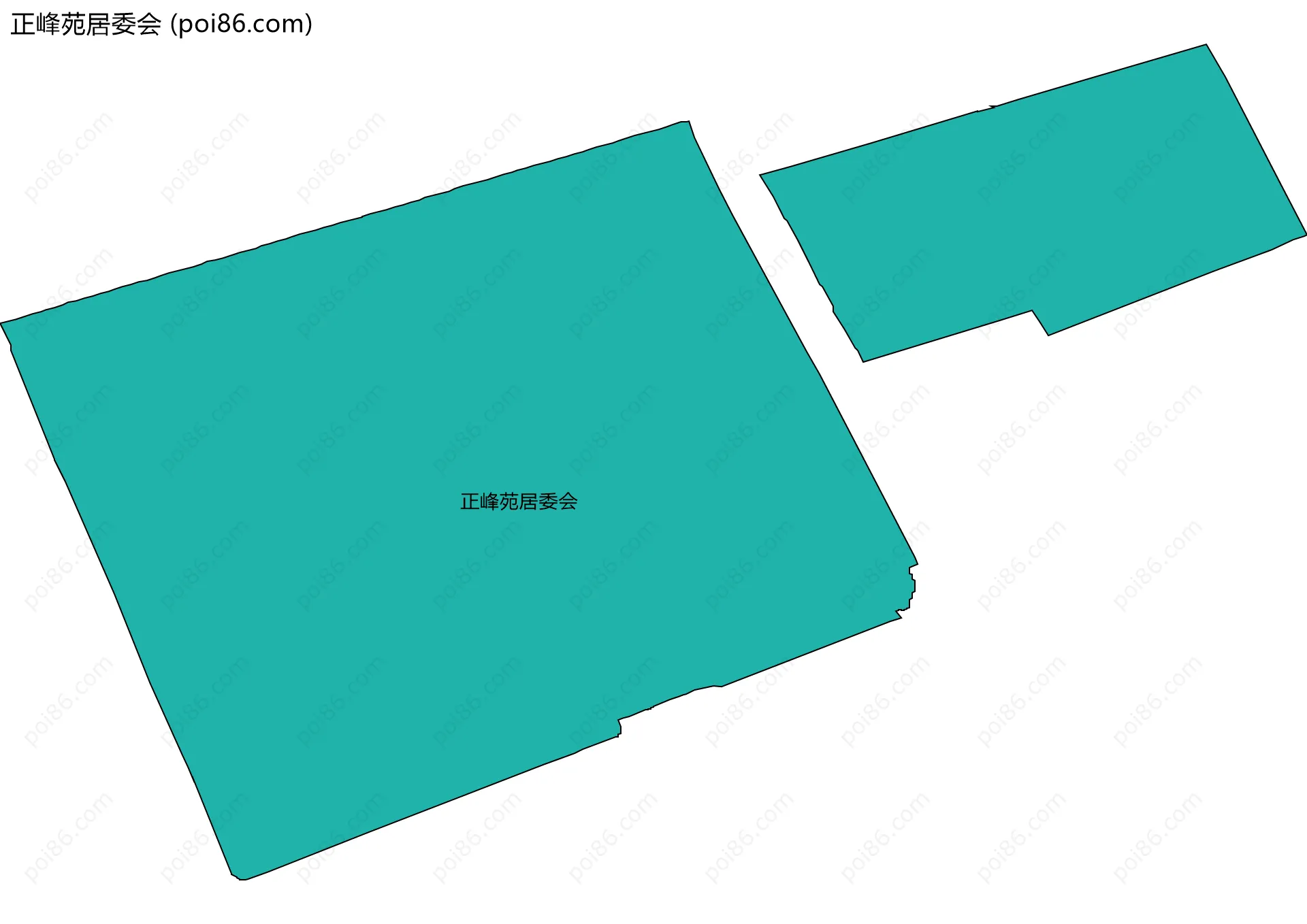 正峰苑居委会边界地图