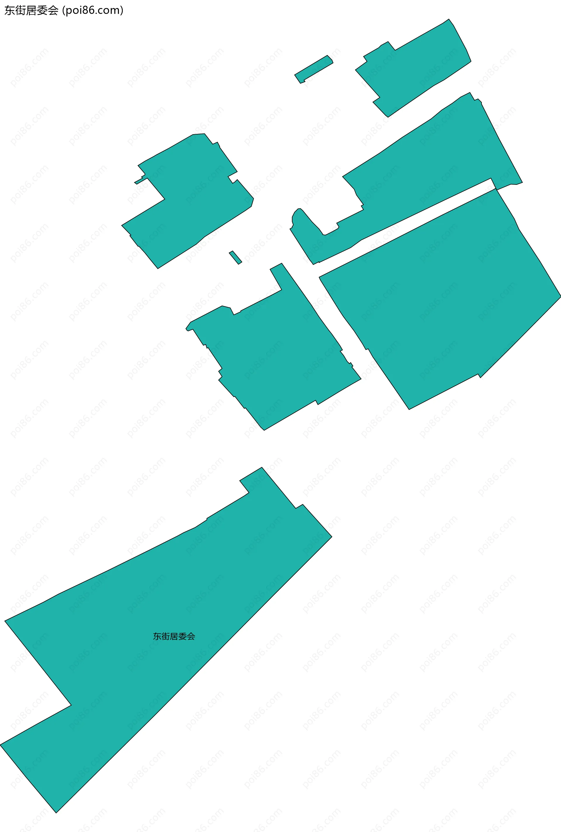 东街居委会边界地图