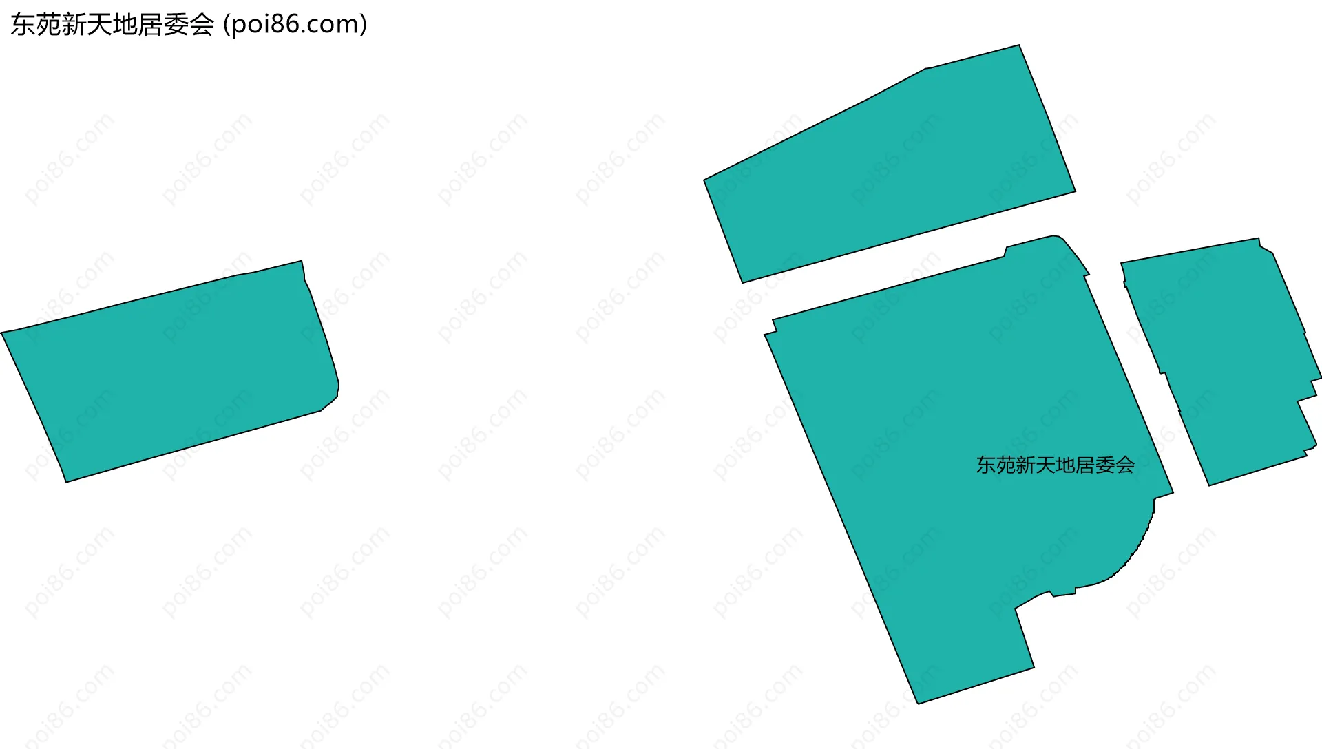 东苑新天地居委会边界地图