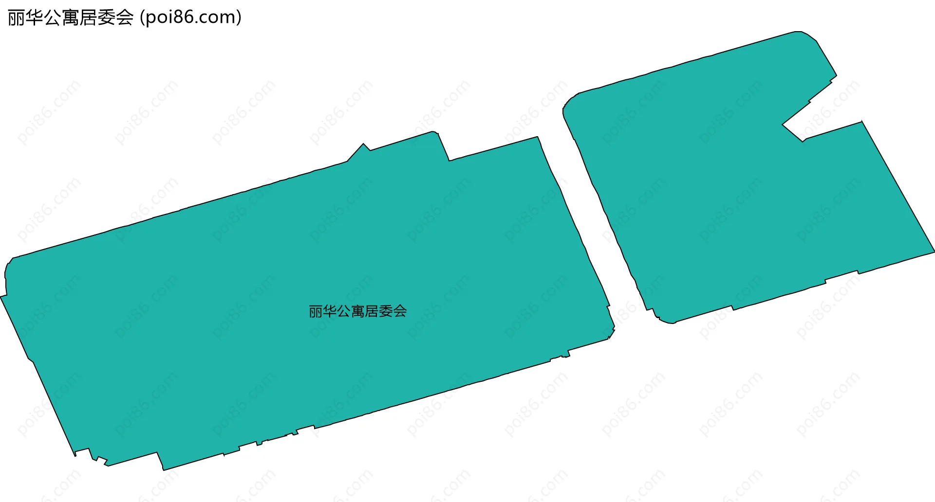 丽华公寓居委会边界地图