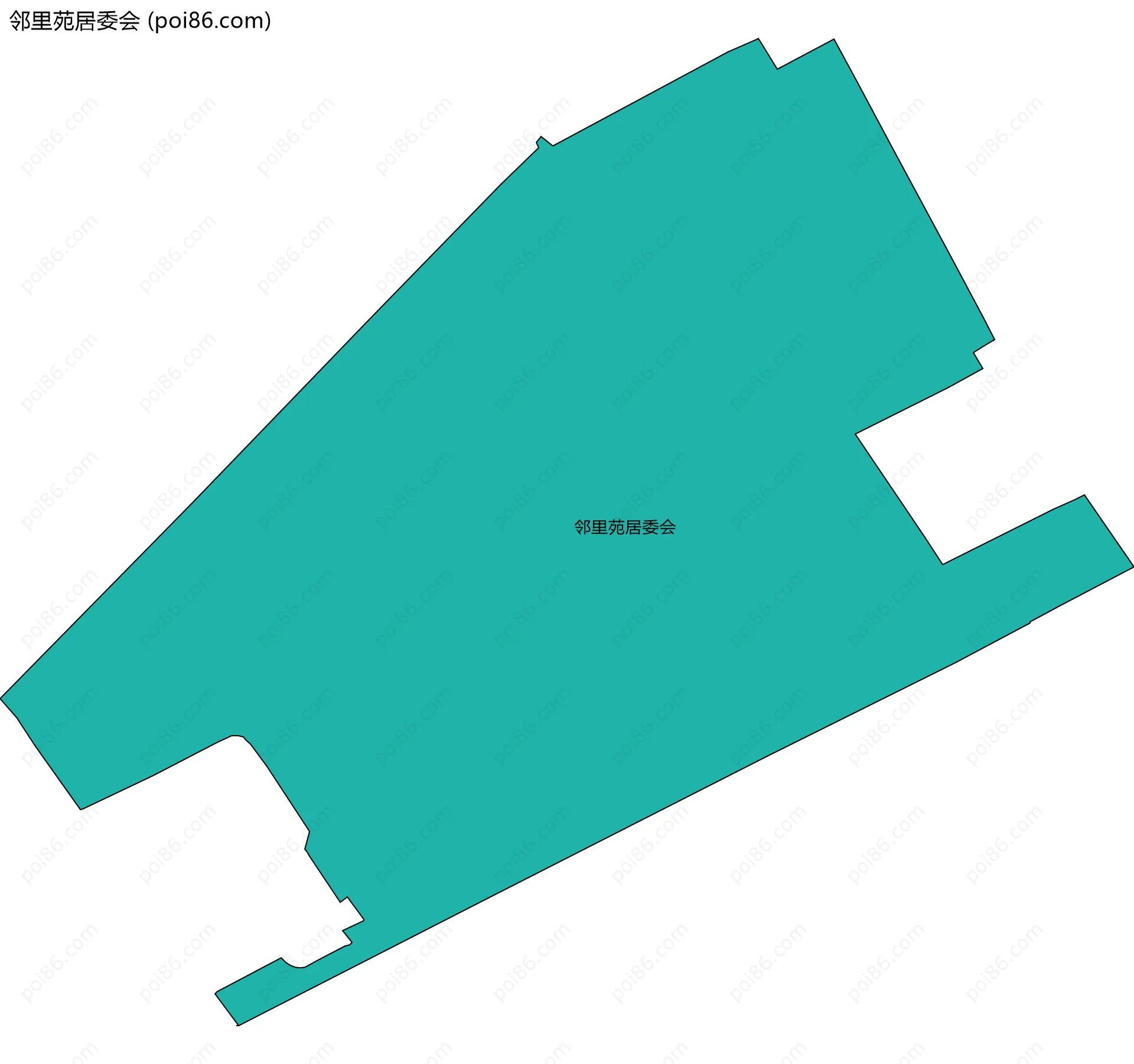 邻里苑居委会边界地图