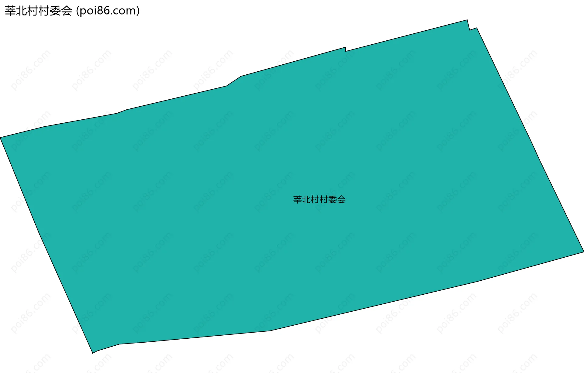 莘北村村委会边界地图
