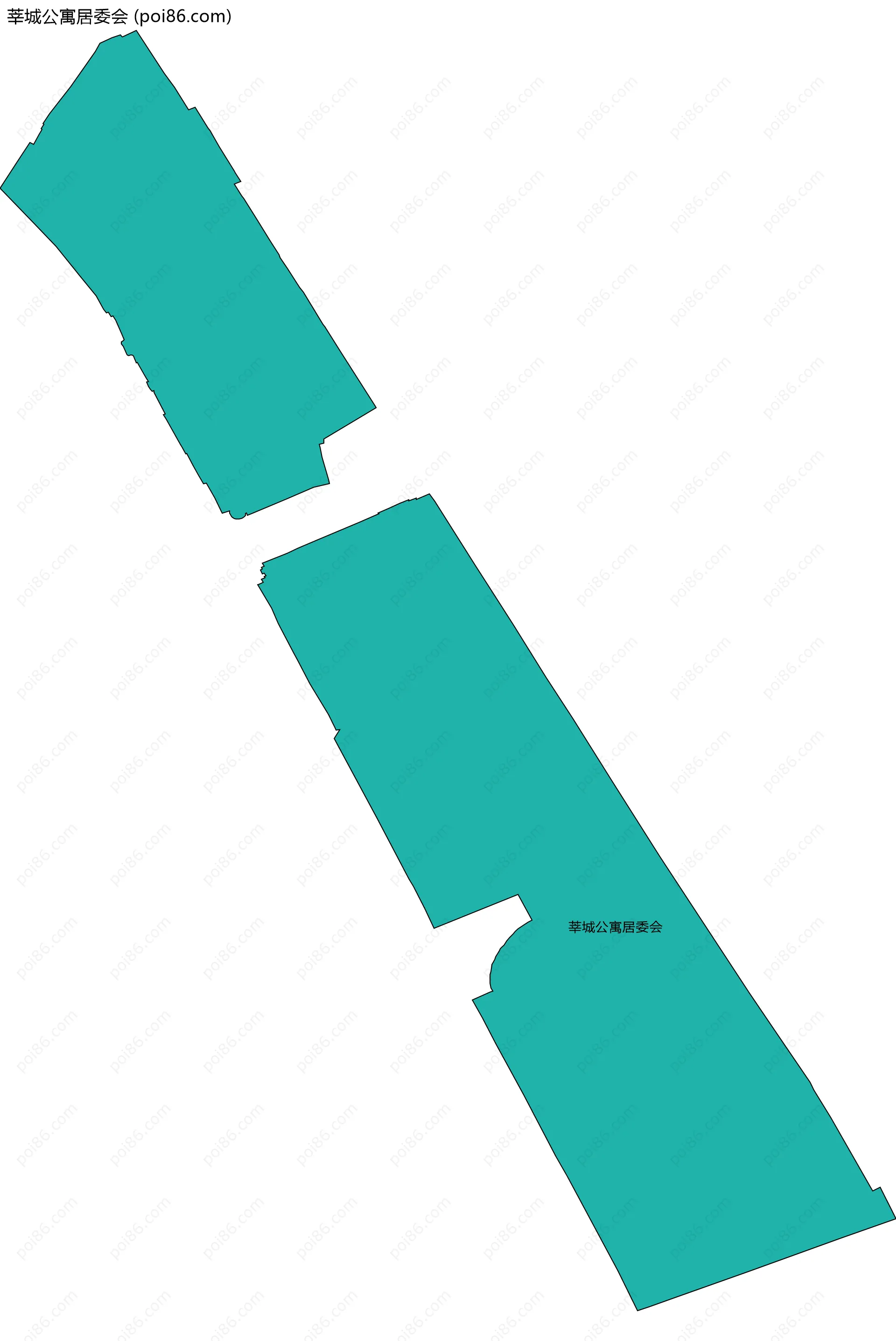 莘城公寓居委会边界地图