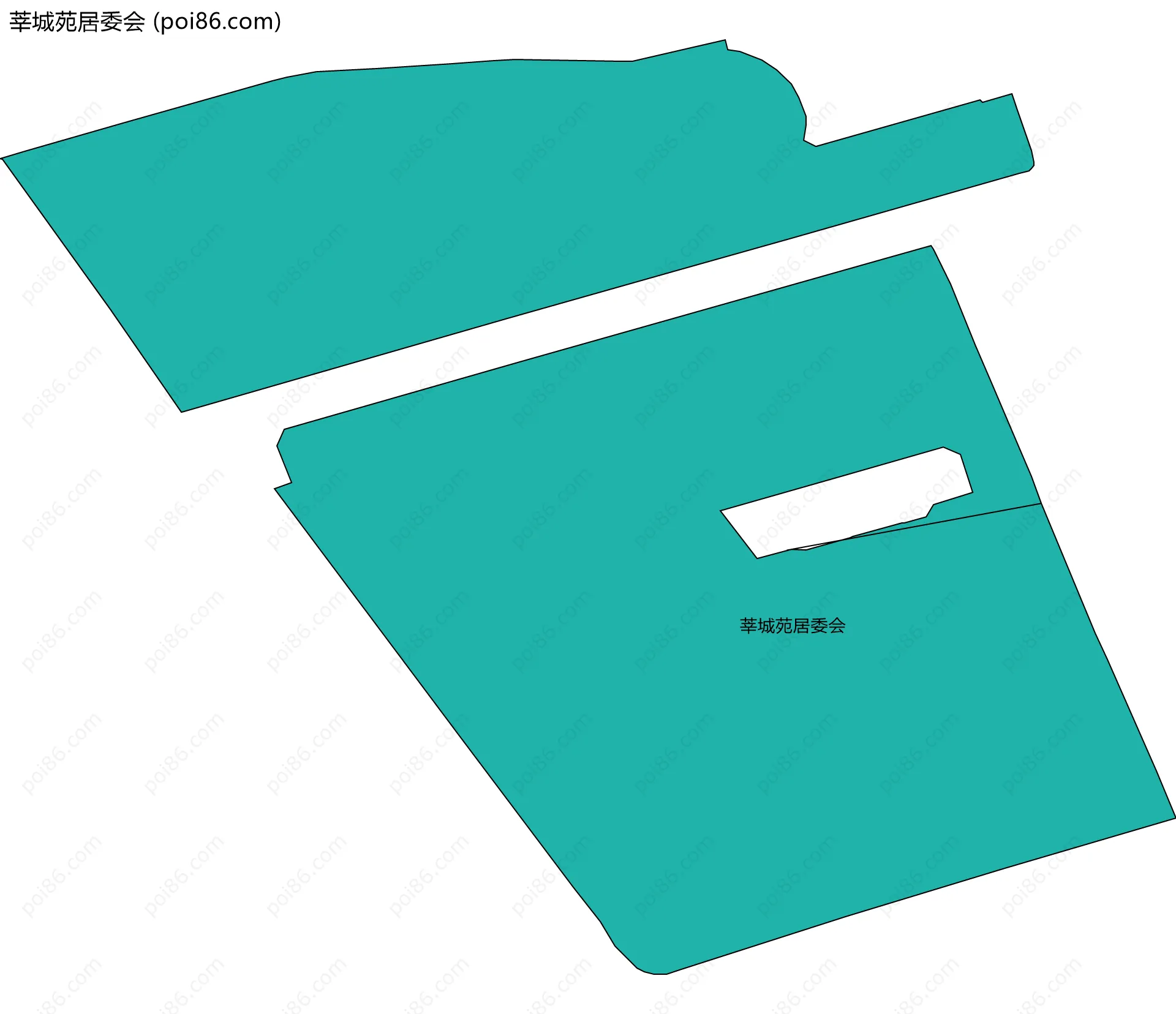 莘城苑居委会边界地图