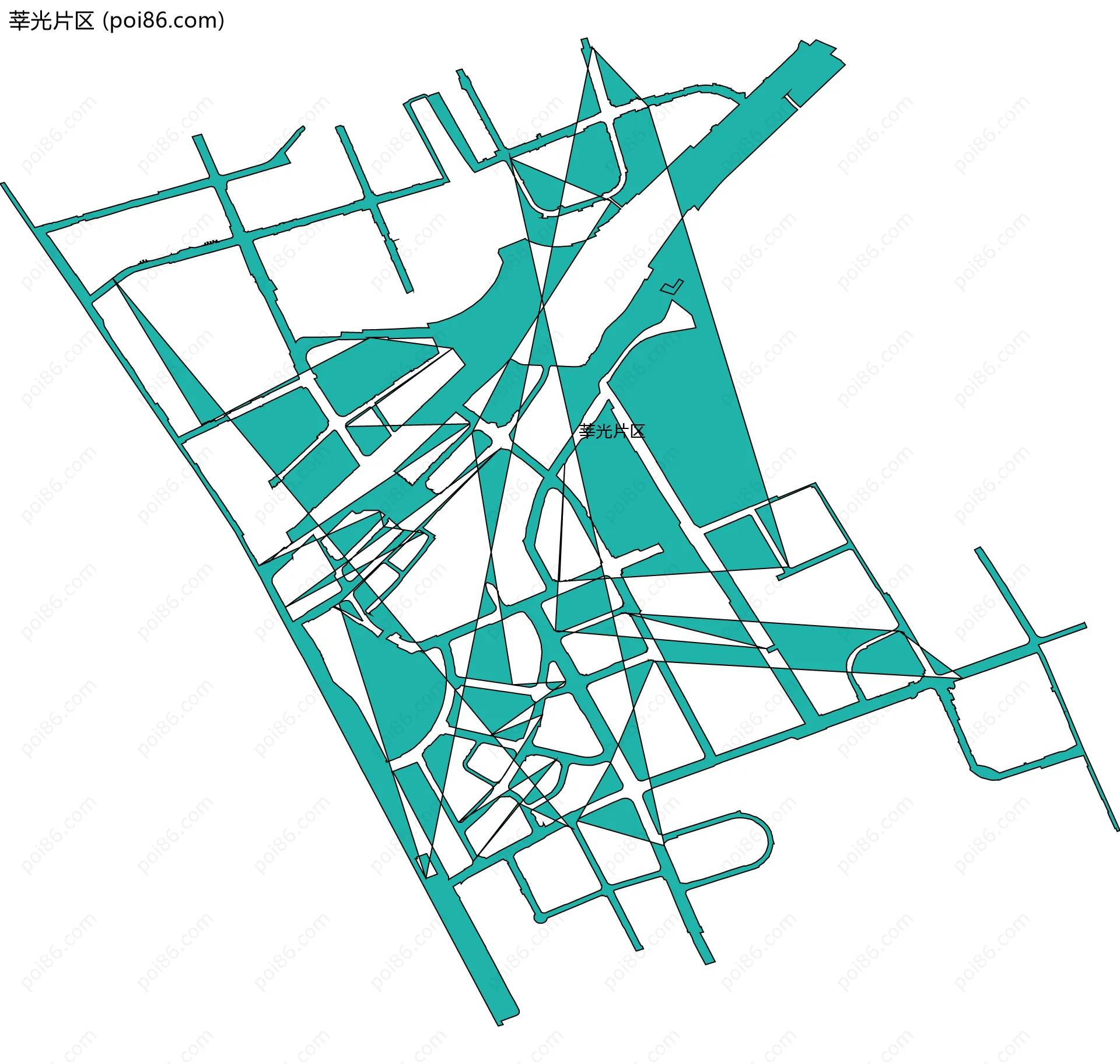 莘光片区边界地图