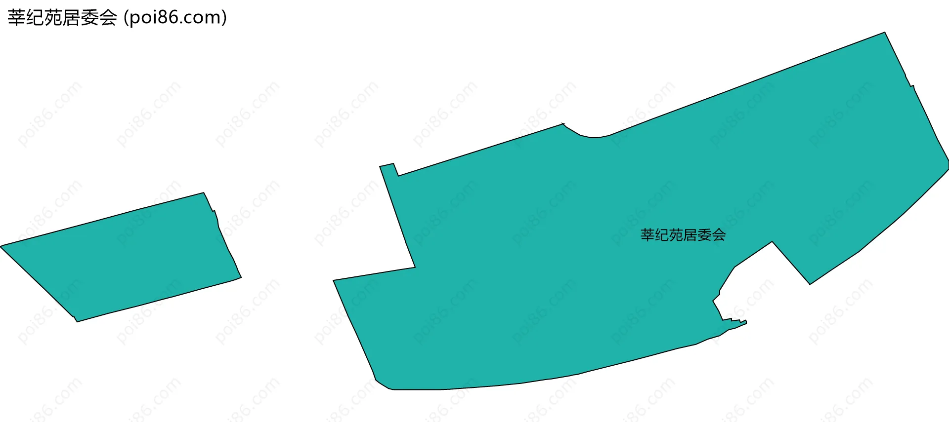 莘纪苑居委会边界地图