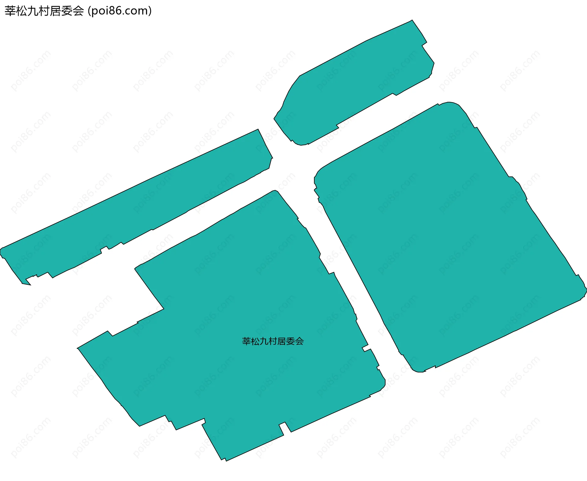 莘松九村居委会边界地图